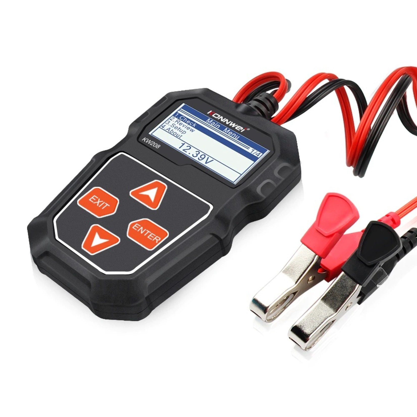 KONNWEI Konnwei KW208 Professionele Auto & Motor Accu Batterij tester 12V