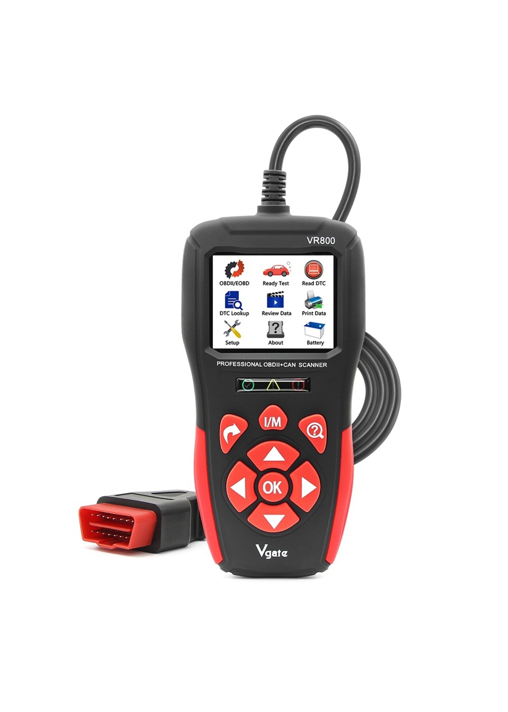 Vgate Vgate VR800 Code Reader OBD2 Scanner Auto Scan Gereedschap Automotive OBD 2 Diagnostisch Auto OBD Tool