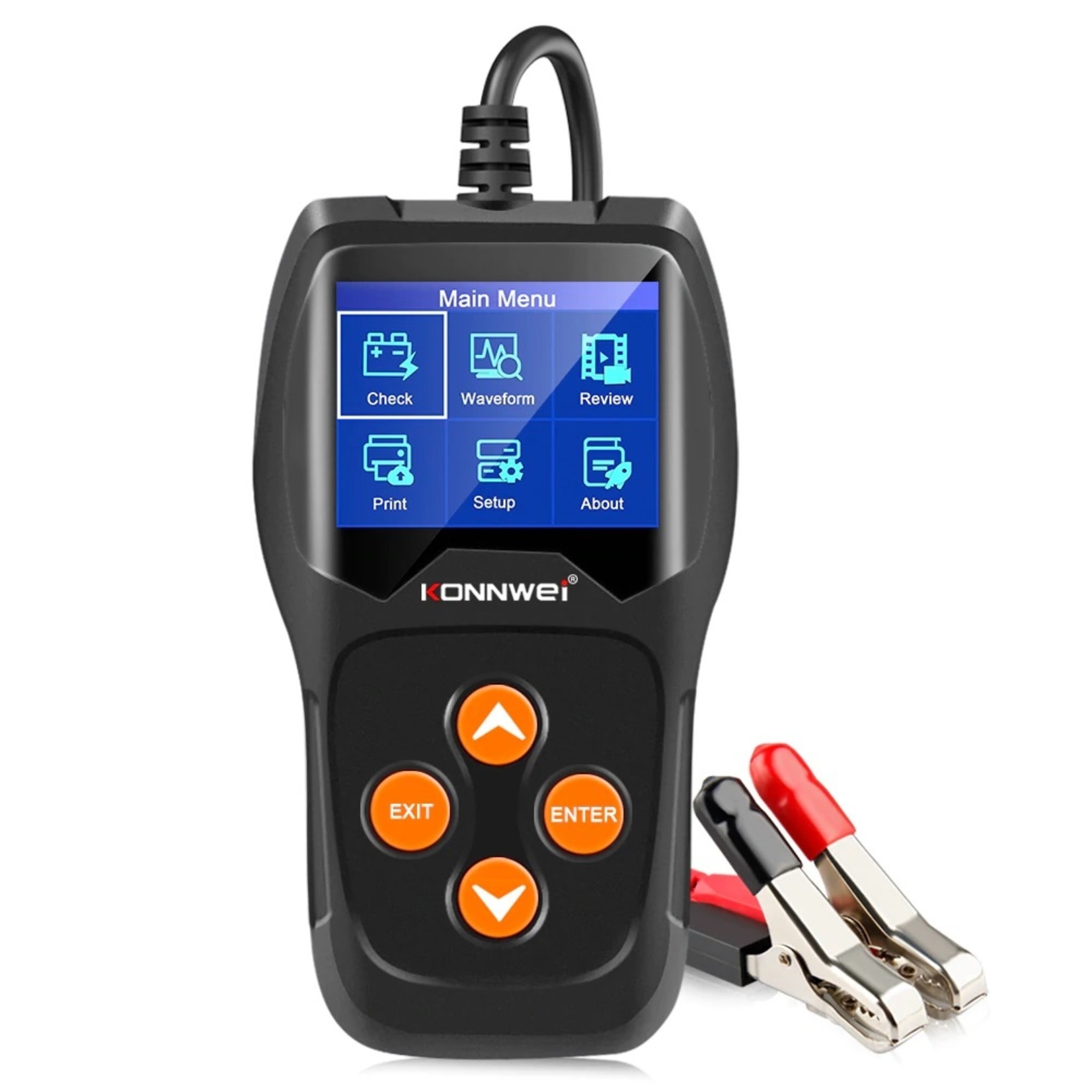 meer slaap kalkoen KONNWEI KW600 Professionele Auto Digitale Batterij Tester 100-2000CCA 12 V  Auto Batterij Load Analyzer Starten Diagnostisch Tool - HE Products