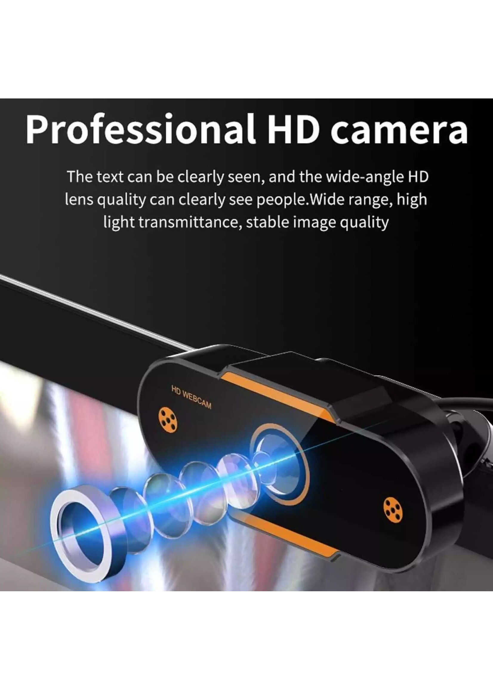 Autofocus 1944P HD Webcam - webcamera met microfoon slimme webcams voor live-uitzending Videobellen Thuisconferentiewerk