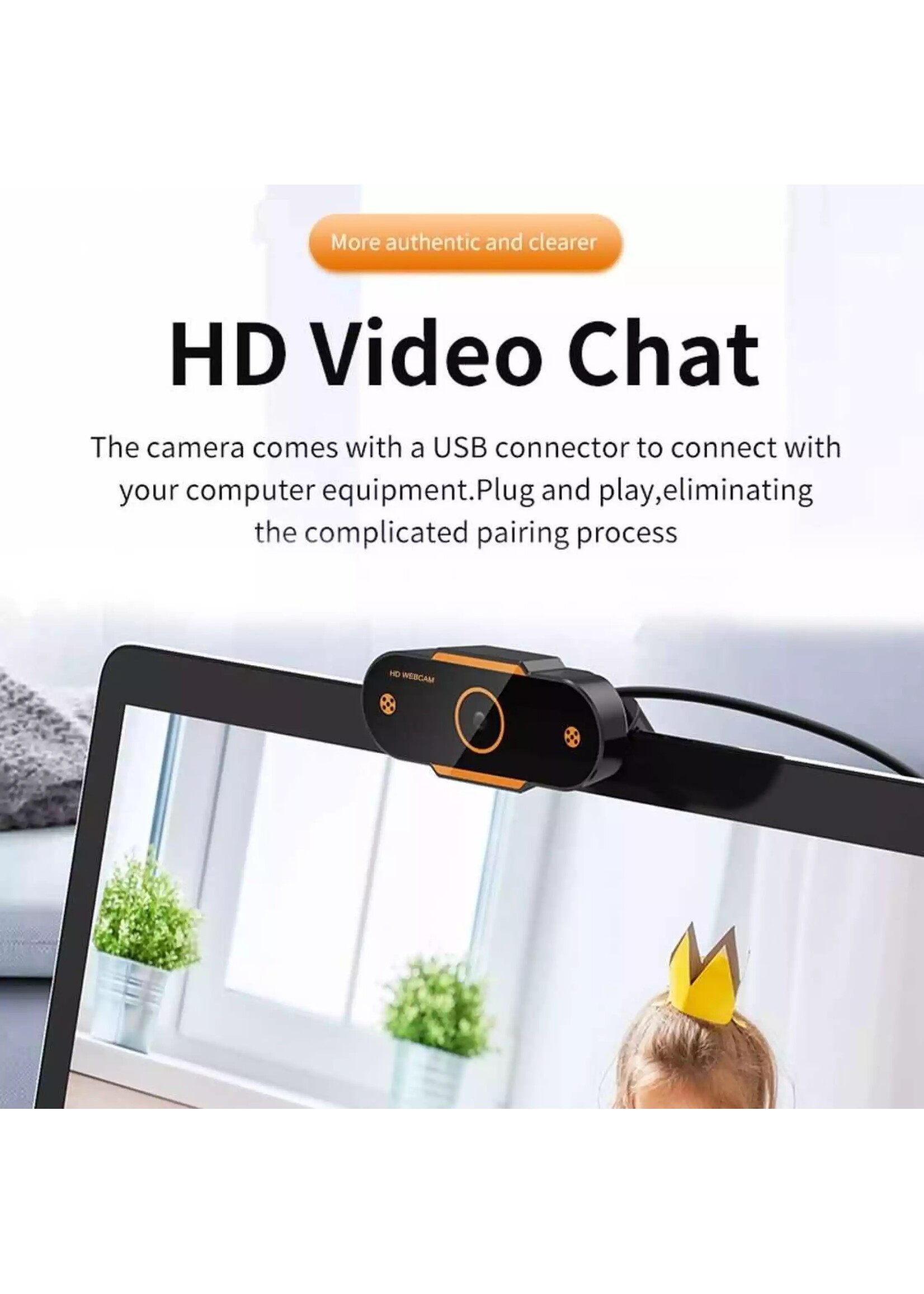 Autofocus 1944P HD Webcam - webcamera met microfoon slimme webcams voor live-uitzending Videobellen Thuisconferentiewerk