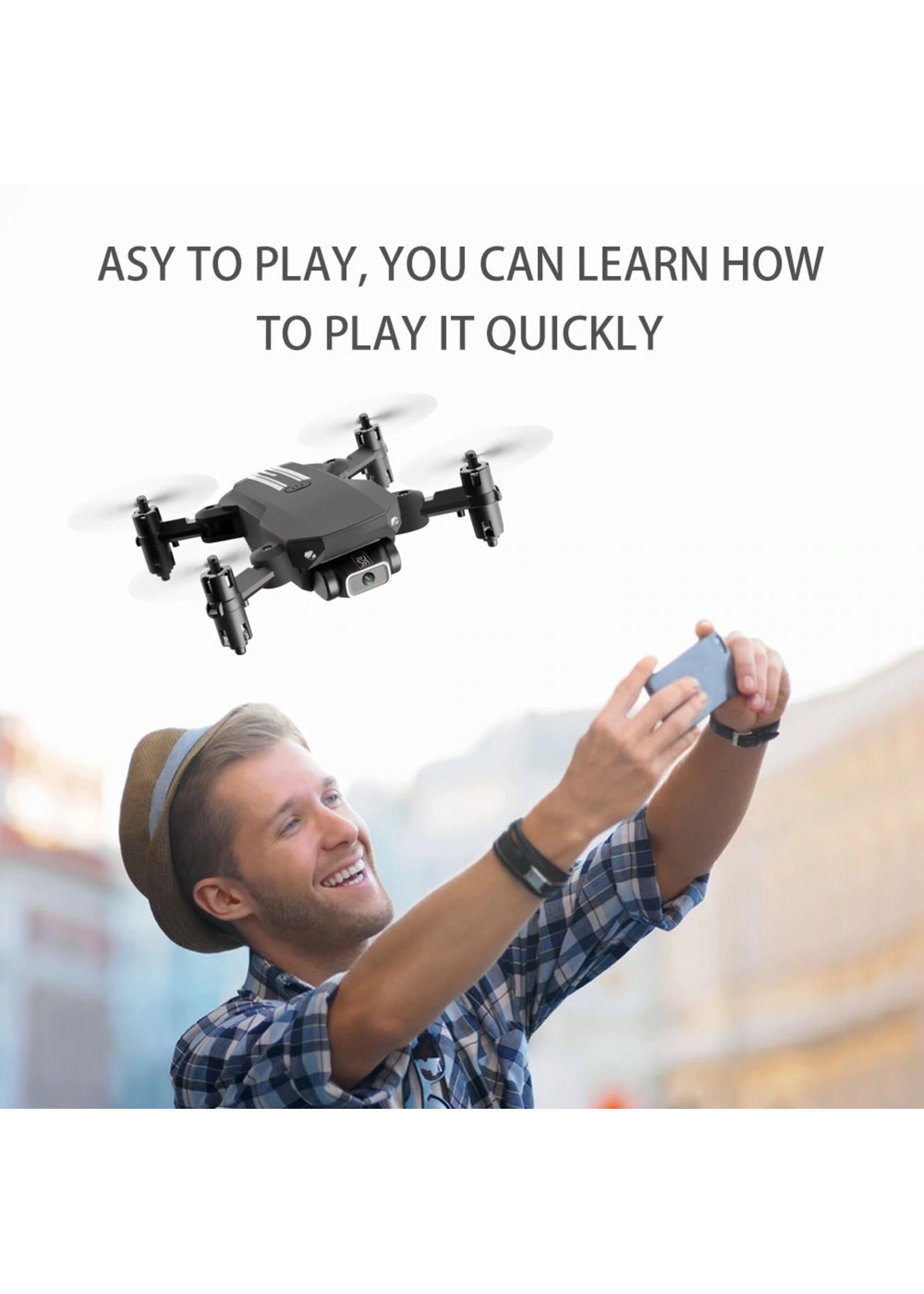 XKJ 2020 Nieuwe Mini Drone 4K 1080P HD Camera WiFi Fpv Luchtdruk Hoogte Hold Zwart En Grijs opvouwbare Quadcopter RC Drone