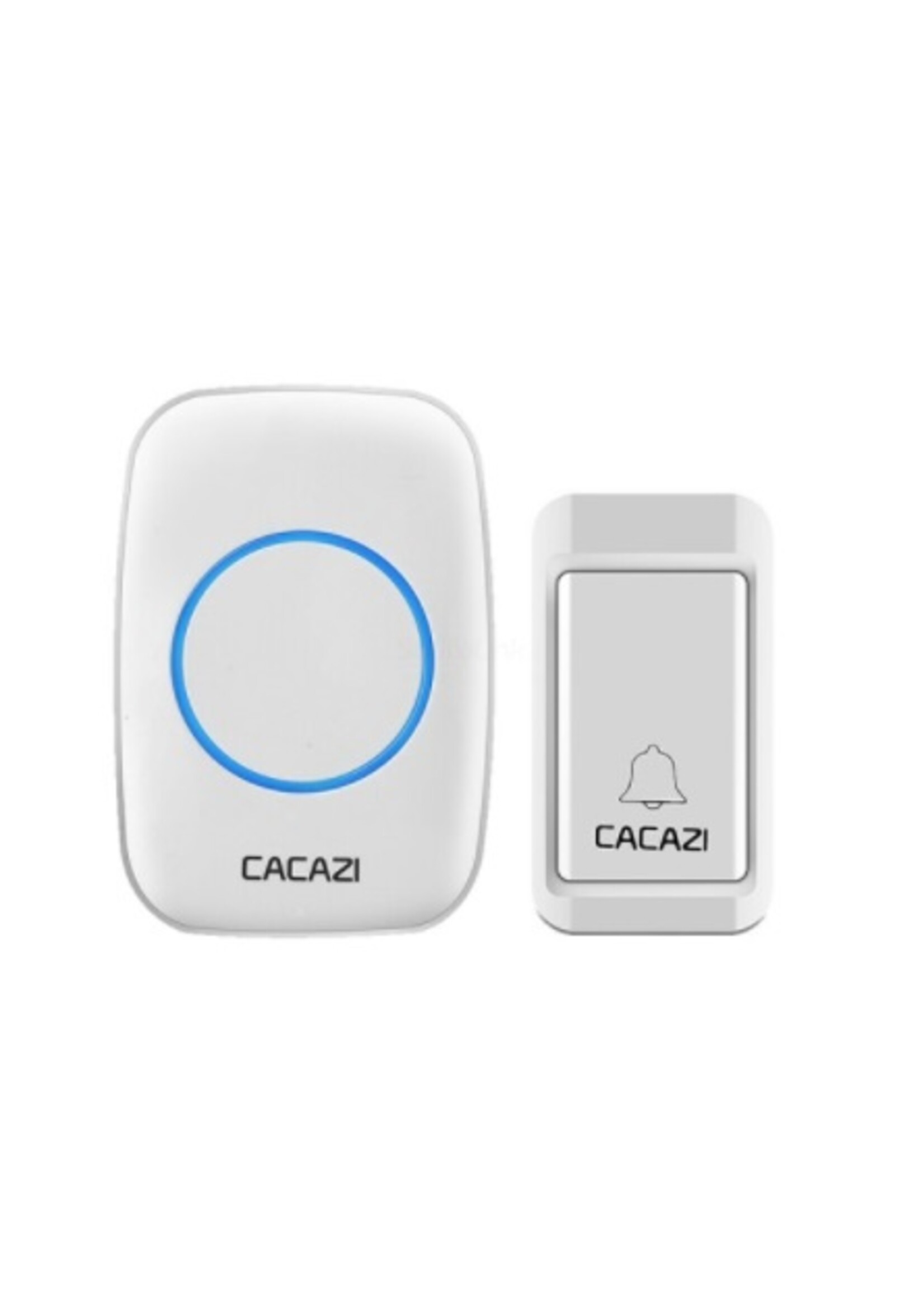 CACAZI Geen Batterij Nodig Deurbel Draadloze Waterdichte US EU UK Plug LED Self-powered Deurbel 120 M Remote Home Ring Bellen Bell