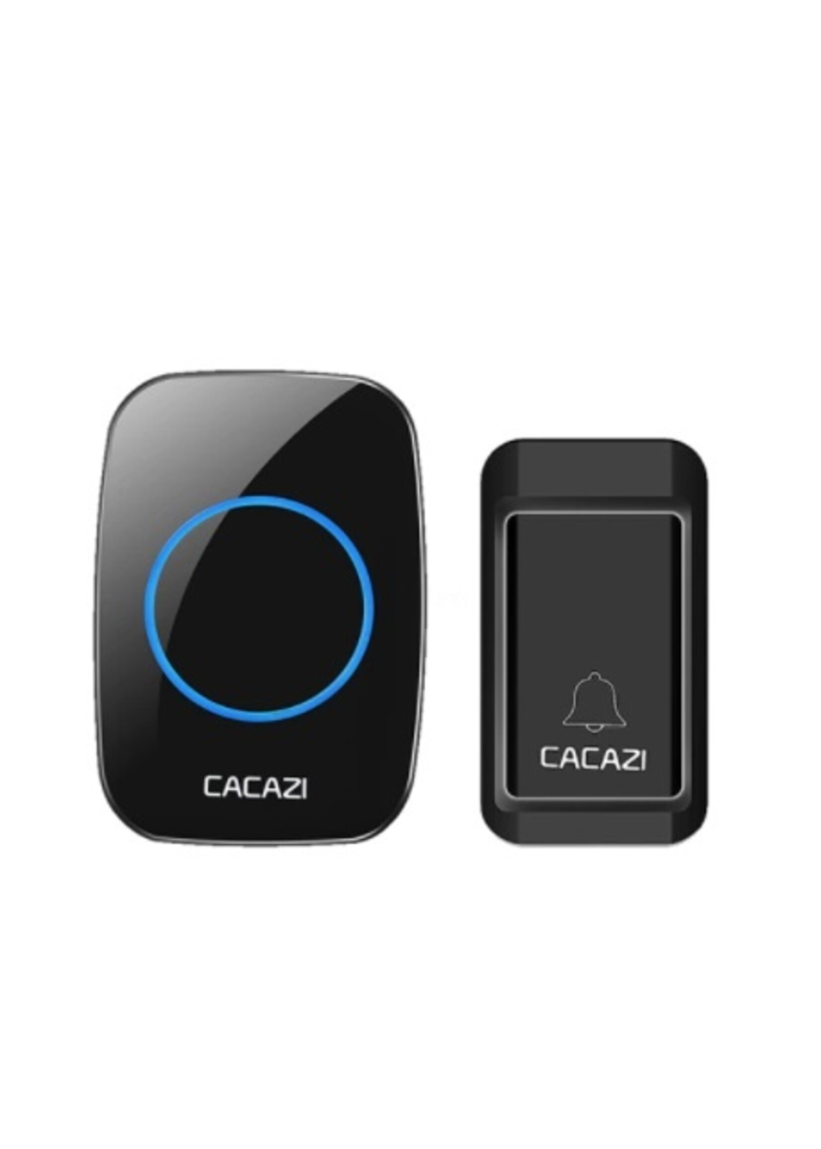 CACAZI Geen Batterij Nodig Deurbel Draadloze Waterdichte US EU UK Plug LED Self-powered Deurbel 120 M Remote Home Ring Bellen Bell
