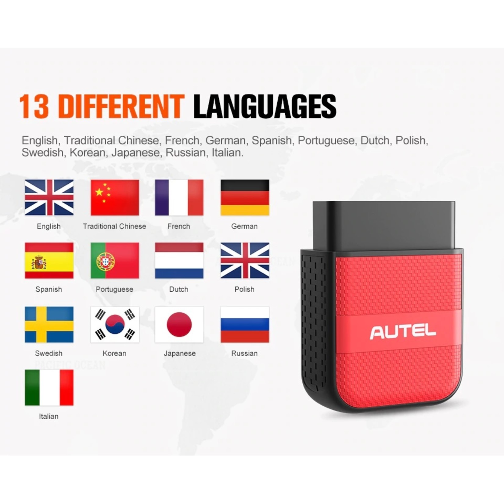 Autel Autel AP200M OBD OBD2 Bluetooth Scanner Auto Diagnostisch Tool OBDII PK Easydiag 3.0 MD802 AP200 obd 2 diagnostisch