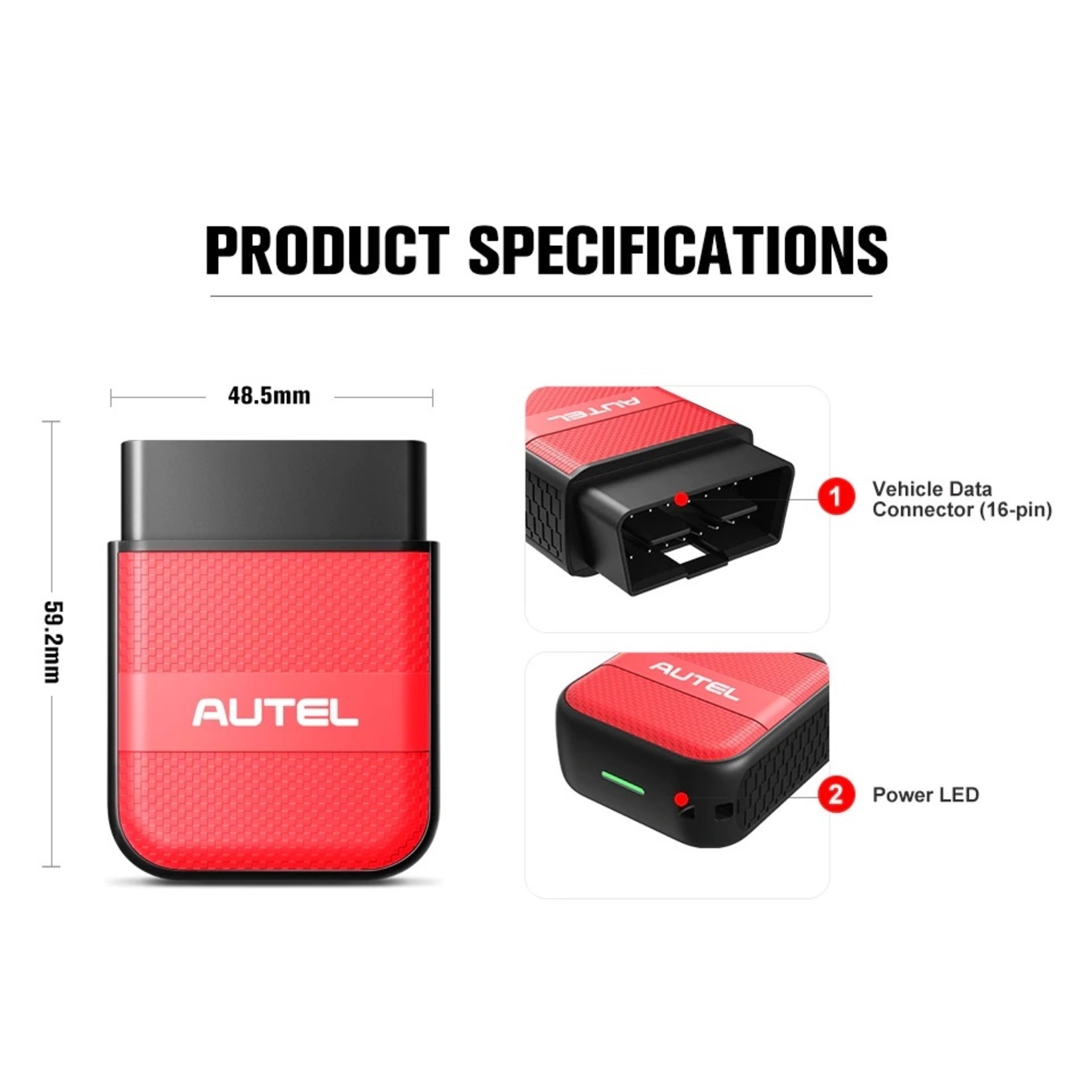 Autel Autel AP200M OBD OBD2 Bluetooth Scanner Auto Diagnostisch Tool OBDII PK Easydiag 3.0 MD802 AP200 obd 2 diagnostisch