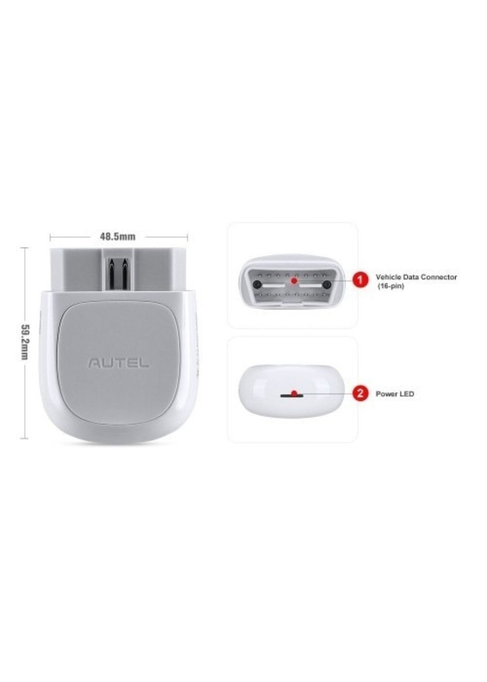 Autel Autel AP200 Bluetooth OBD2 Scanner Code Reader met Volledige Systeem Diagnoses, AutoVIN, Olie/EPB/BMS/SAS/TPMS/DPF Reset IMMO Service voor Familie DIY gebruikers