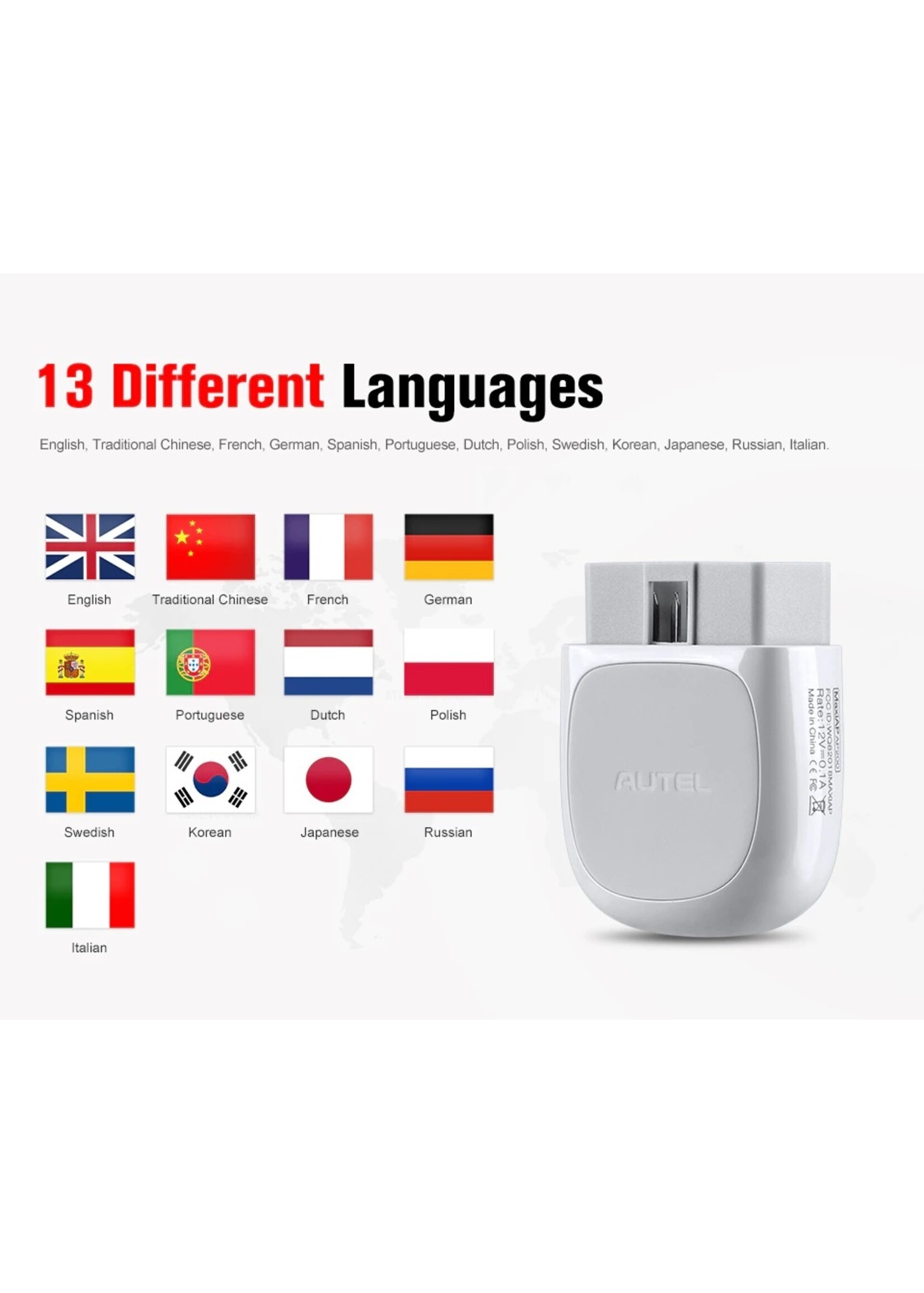 Autel Autel AP200 Bluetooth OBD2 Scanner Code Reader met Volledige Systeem Diagnoses, AutoVIN, Olie/EPB/BMS/SAS/TPMS/DPF Reset IMMO Service voor Familie DIY gebruikers