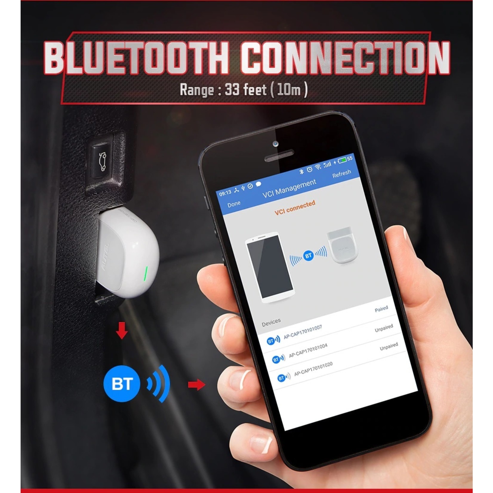 Autel Autel AP200 Bluetooth OBD2 Scanner Code Reader met Volledige Systeem Diagnoses, AutoVIN, Olie/EPB/BMS/SAS/TPMS/DPF Reset IMMO Service voor Familie DIY gebruikers