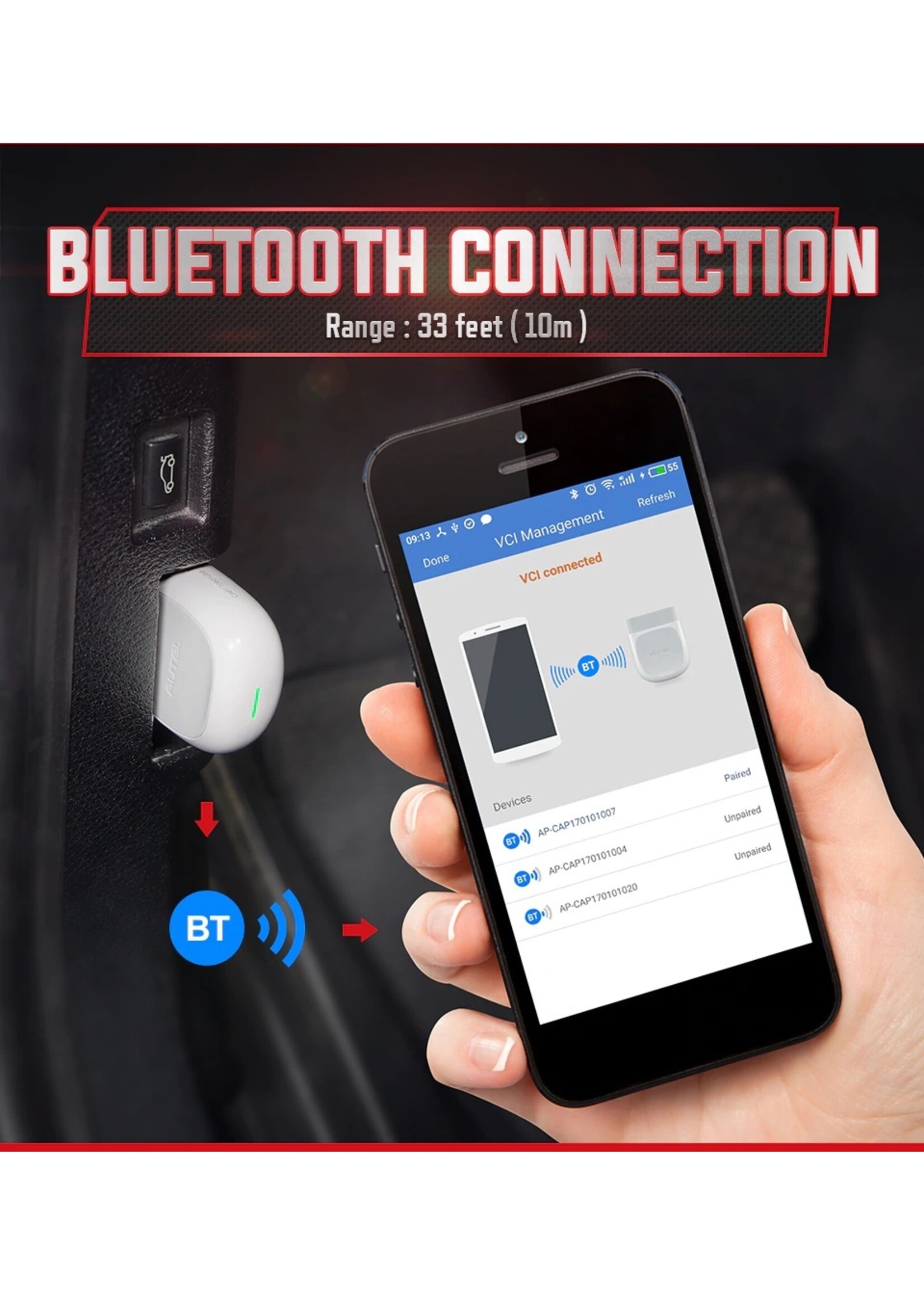 Autel Autel AP200 Bluetooth OBD2 Scanner Code Reader met Volledige Systeem Diagnoses, AutoVIN, Olie/EPB/BMS/SAS/TPMS/DPF Reset IMMO Service voor Familie DIY gebruikers