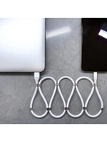 Magnetisch Touw Snel Opladen Data Sync Kabel 4A Usb-kabel  Keuze uit: Micro Type C Oplader Voor iPhone Xiaomi Huawei Samsung USB Datalijn