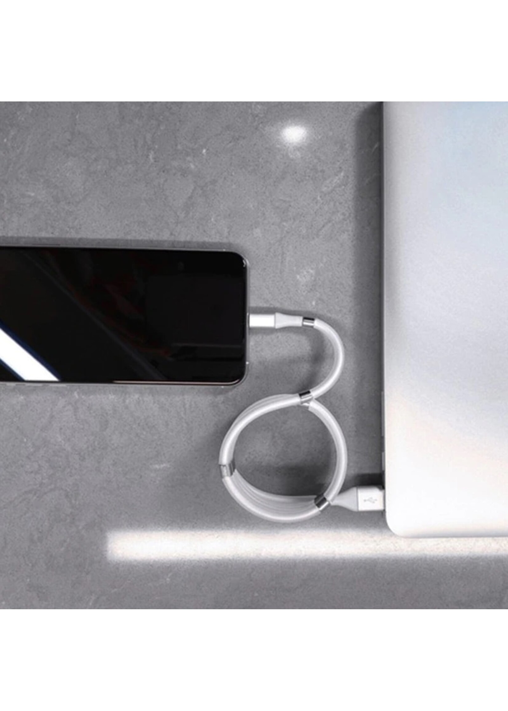 Magnetisch Touw Snel Opladen Data Sync Kabel 4A Usb-kabel  Keuze uit: Micro Type C Oplader Voor iPhone Xiaomi Huawei Samsung USB Datalijn
