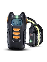 Elektrische halsband voor hondentraining 300 m – huisdier - afstandsbediening - waterdicht -oplaadbaar - met lcd-scherm voor alle maten - blafstop hondenhalsband