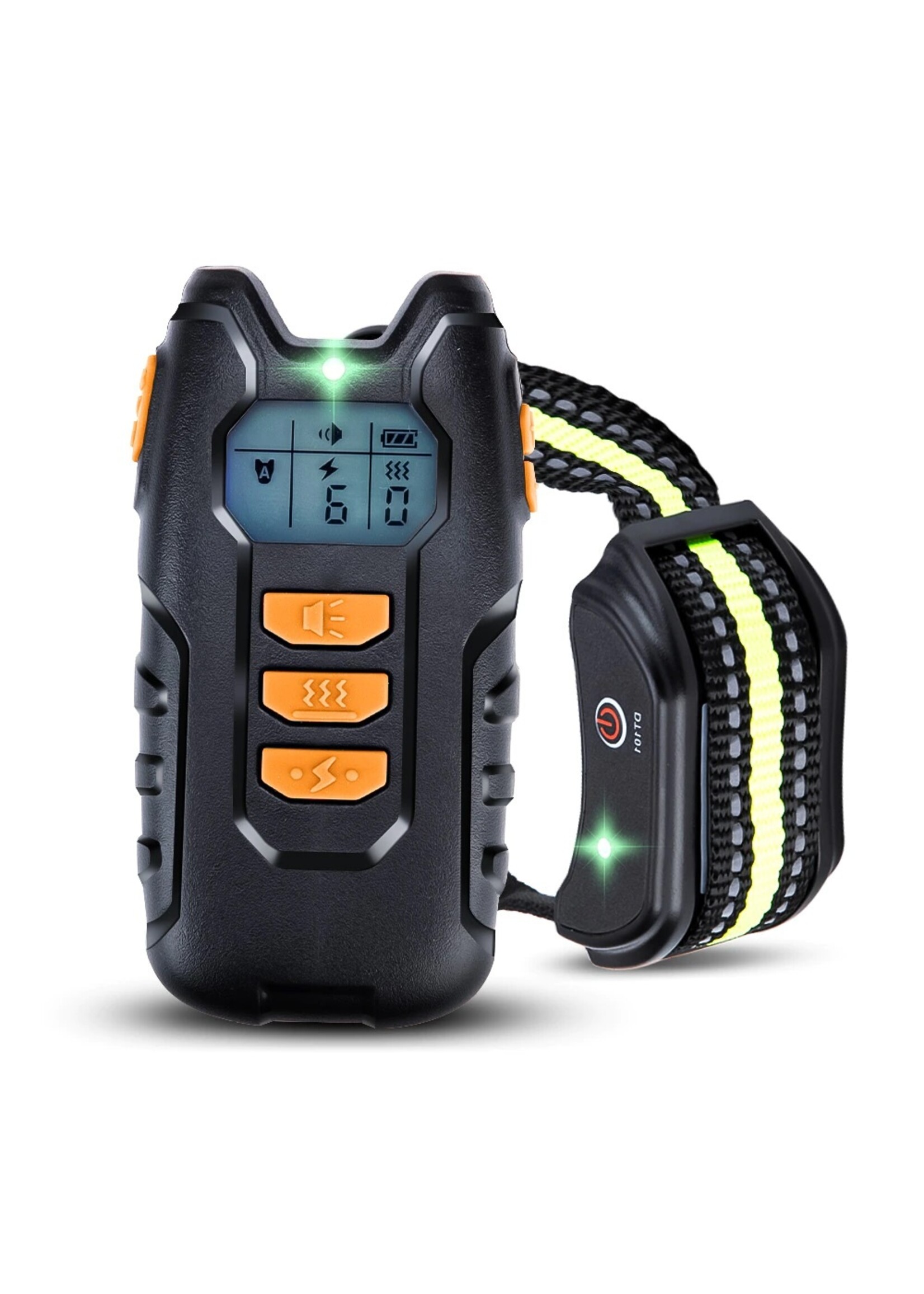 Elektrische halsband voor hondentraining 300 m – huisdier - afstandsbediening - waterdicht -oplaadbaar - met lcd-scherm voor alle maten - blafstop hondenhalsband