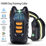 Elektrische halsband voor hondentraining 300 m – huisdier - afstandsbediening - waterdicht -oplaadbaar - met lcd-scherm voor alle maten - blafstop hondenhalsband