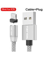 Magnetische Oplaadkabel voor IPhone - Magneet met adapter voor iPhone - 360 graden – Laadkabel draaibaar