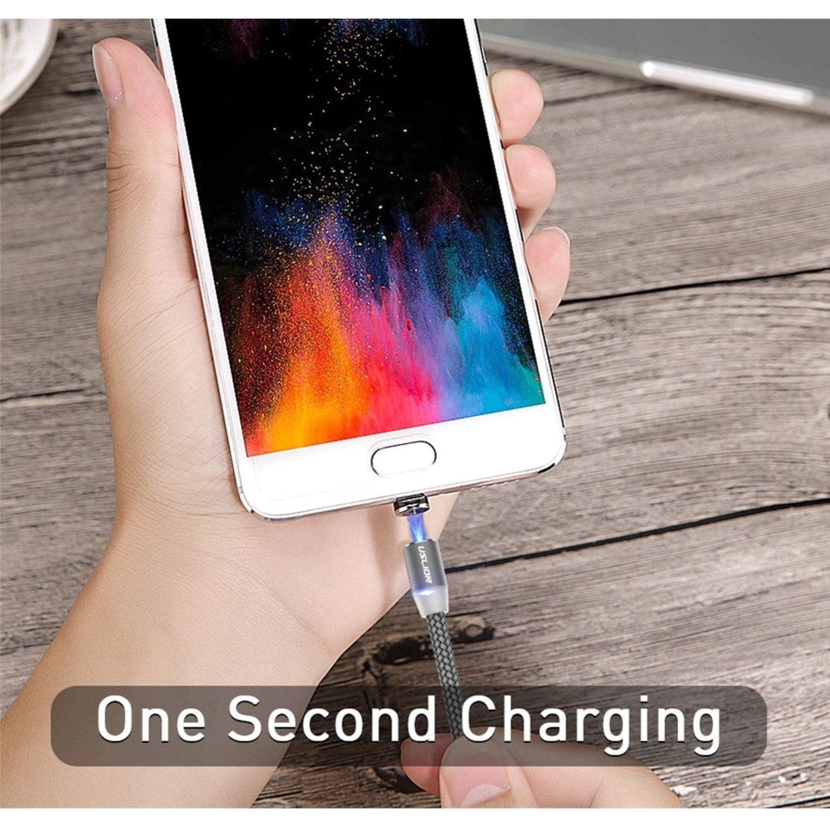 Magnetische Oplaadkabel voor IPhone - Magneet met adapter voor iPhone - 360 graden – Laadkabel draaibaar