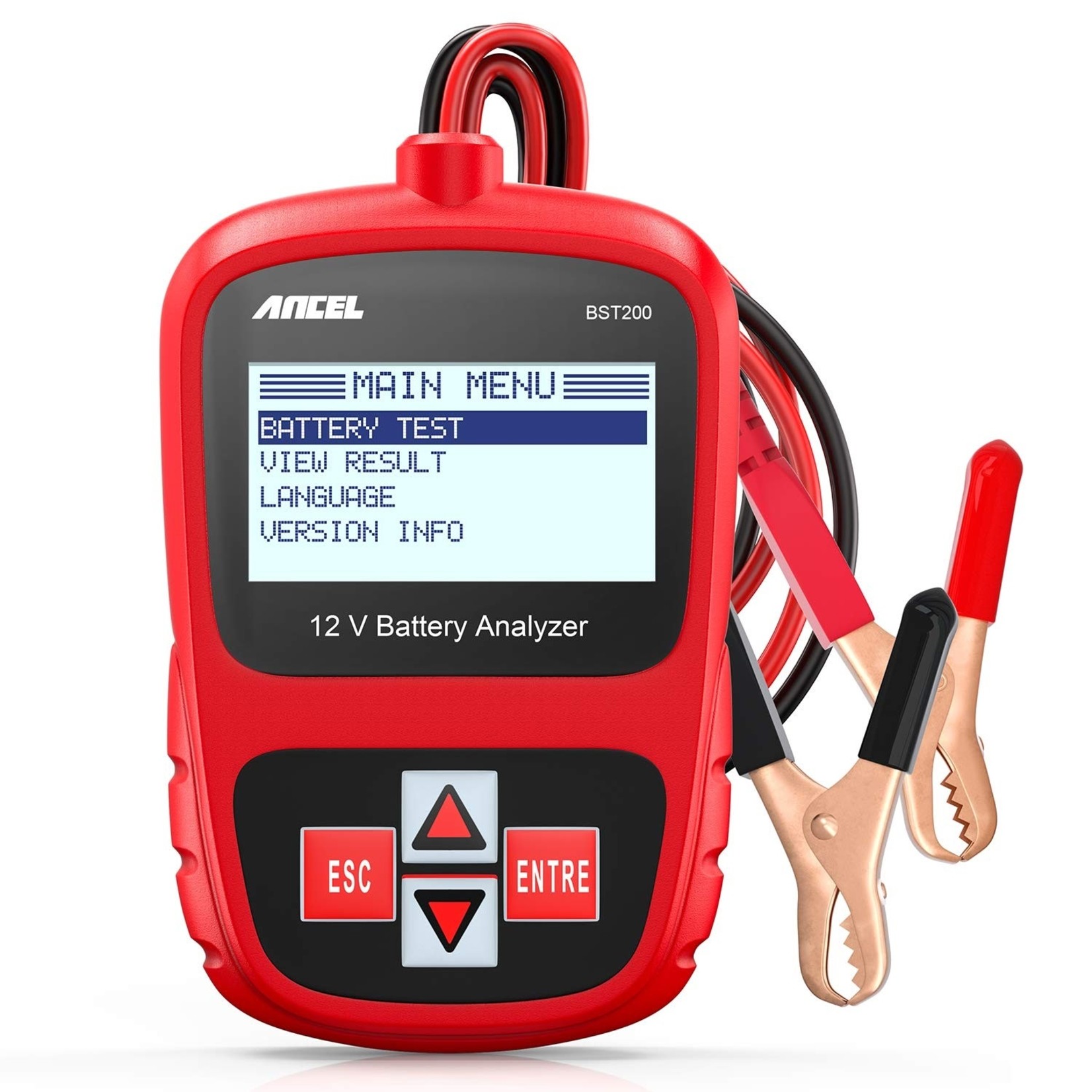 Ancel Ancel BST200 Auto Batterij Tester Multi Talen 12V 1100CCA Batterij Analyzer Automotive Scanner Auto Diagnostic Tool Gratis Update