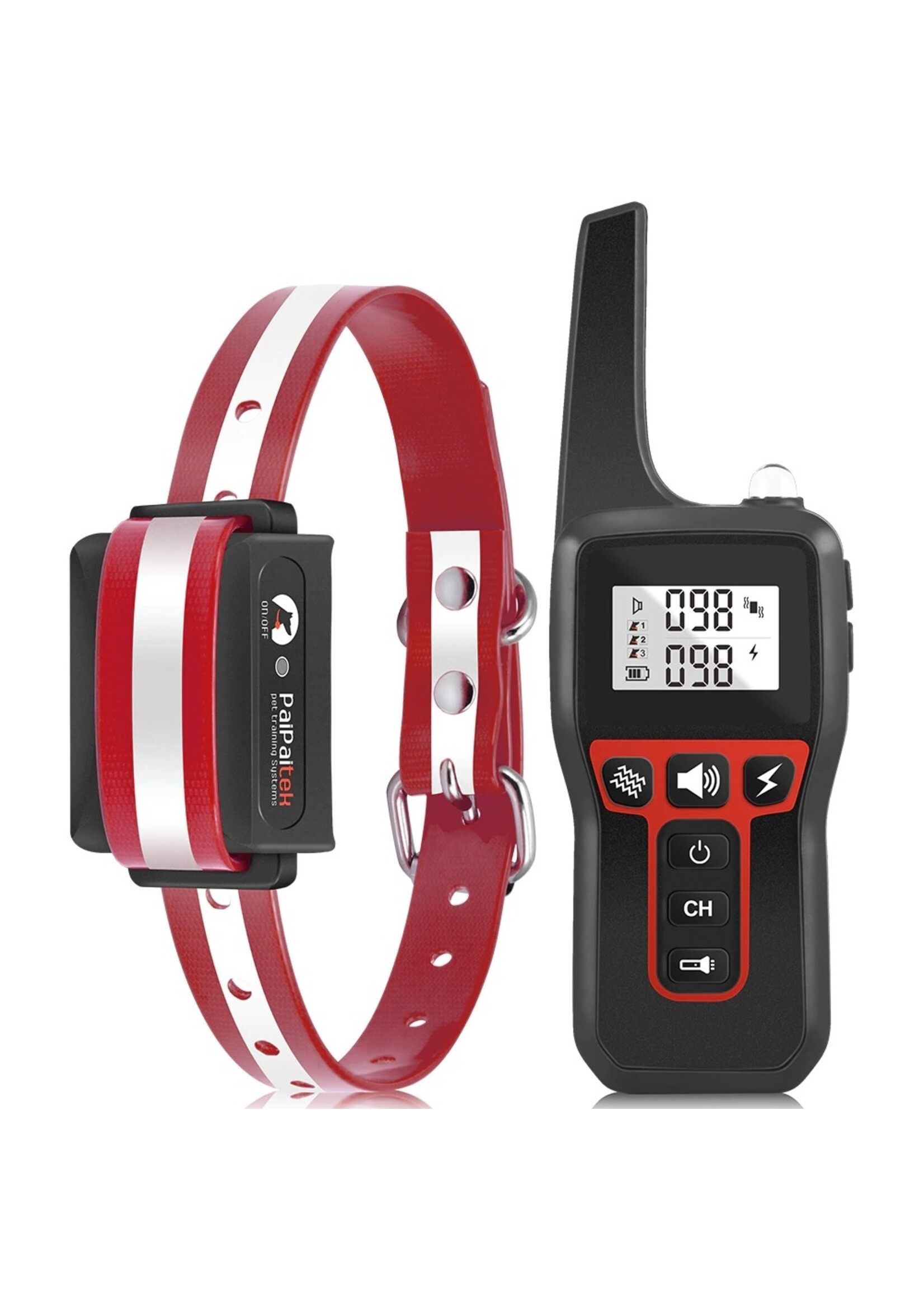 PD529 Elektrische hondentraining halsband 500m - huisdier afstandsbediening - anti blafschok voor hond - 3 modus met oplaadbare waterdichte ontvanger