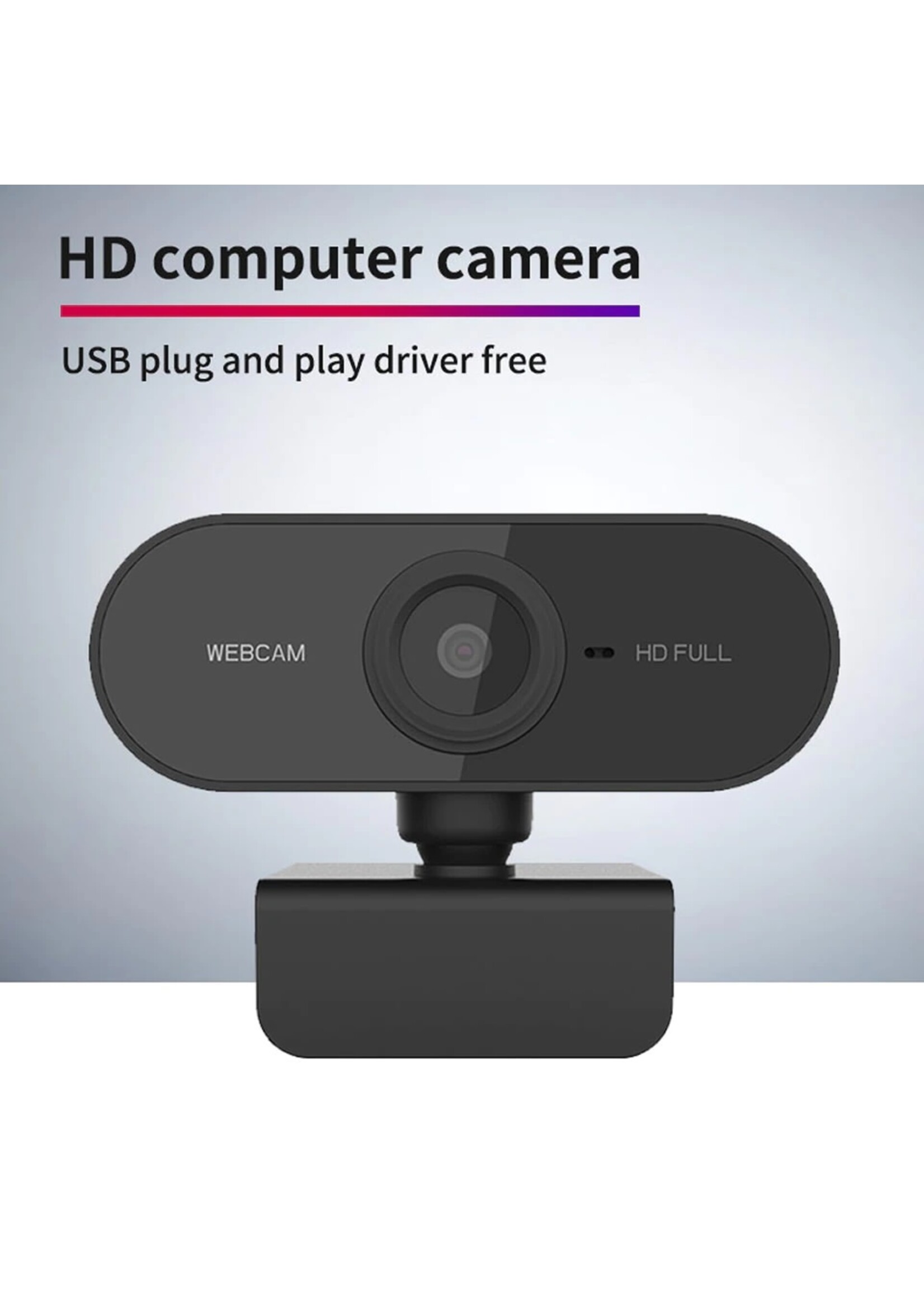 HD 1080P Webcam Mini Computer PC WebCamera met Microfoon Draaibare camera's voor: