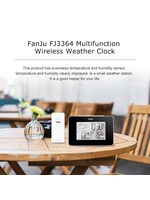 FanJu FJ3364 Digitale wekker Weerstation Draadloze sensor Hygrometer Thermometer