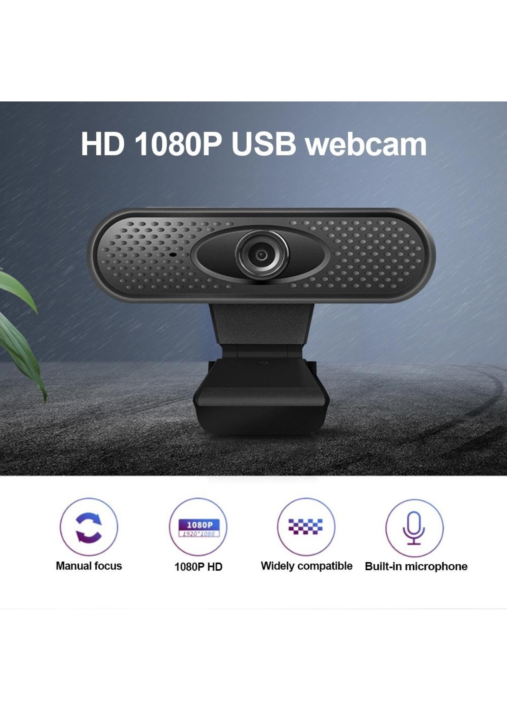 Webcam full hd 1080p pc Hoge usb camera web standaard met microfoon microfoon Digitale videowebcamera voor computer webcam 1080p