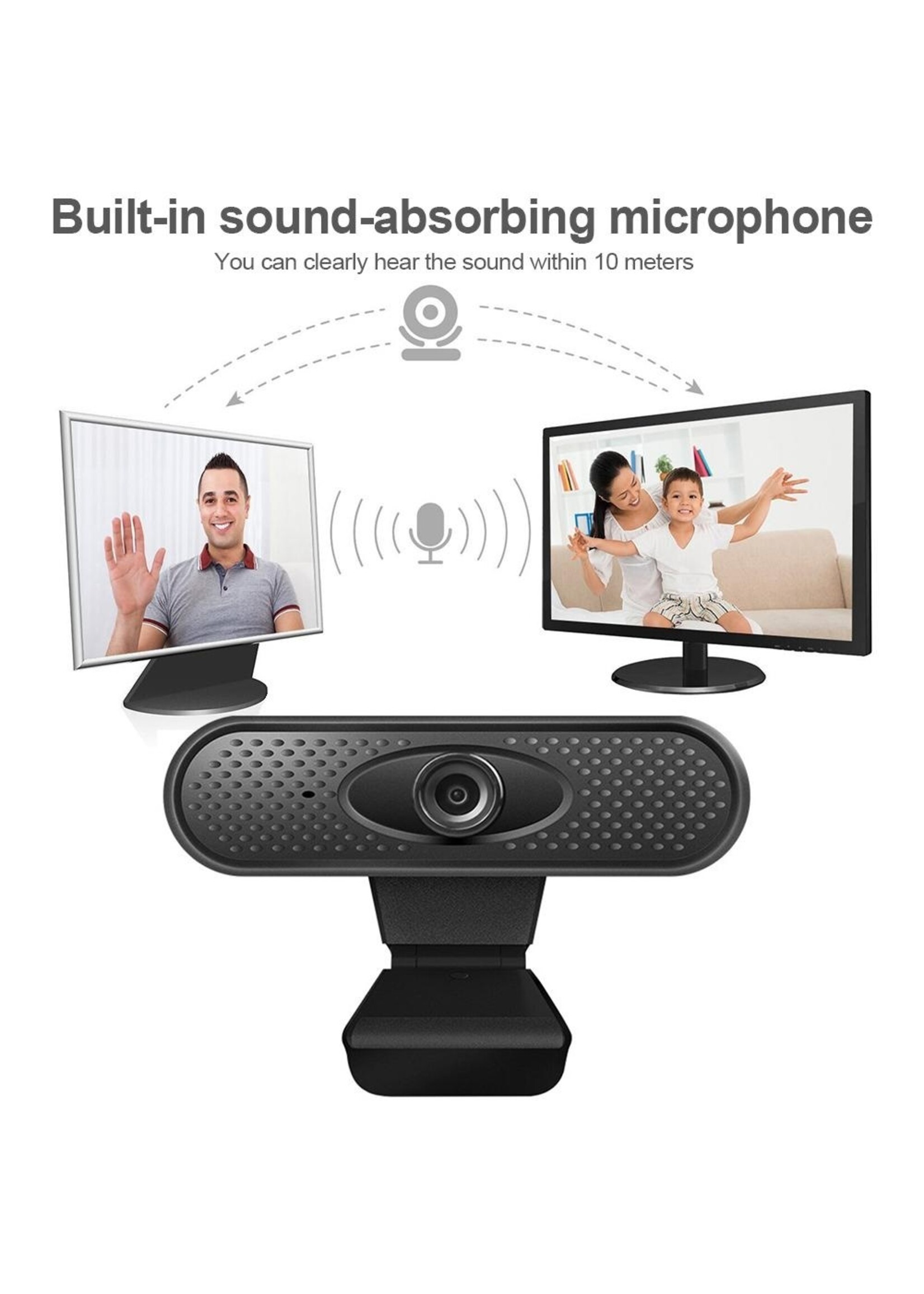 Webcam full hd 1080p pc Hoge usb camera web standaard met microfoon microfoon Digitale videowebcamera voor computer webcam 1080p