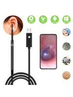 2-in-1 USB HD Visuele Oor Gezondheidszorg Schoonmaak Lepel Tool 5.5mm Multifunctionele Earpick Met Mini Camera endoscoop Voor Android