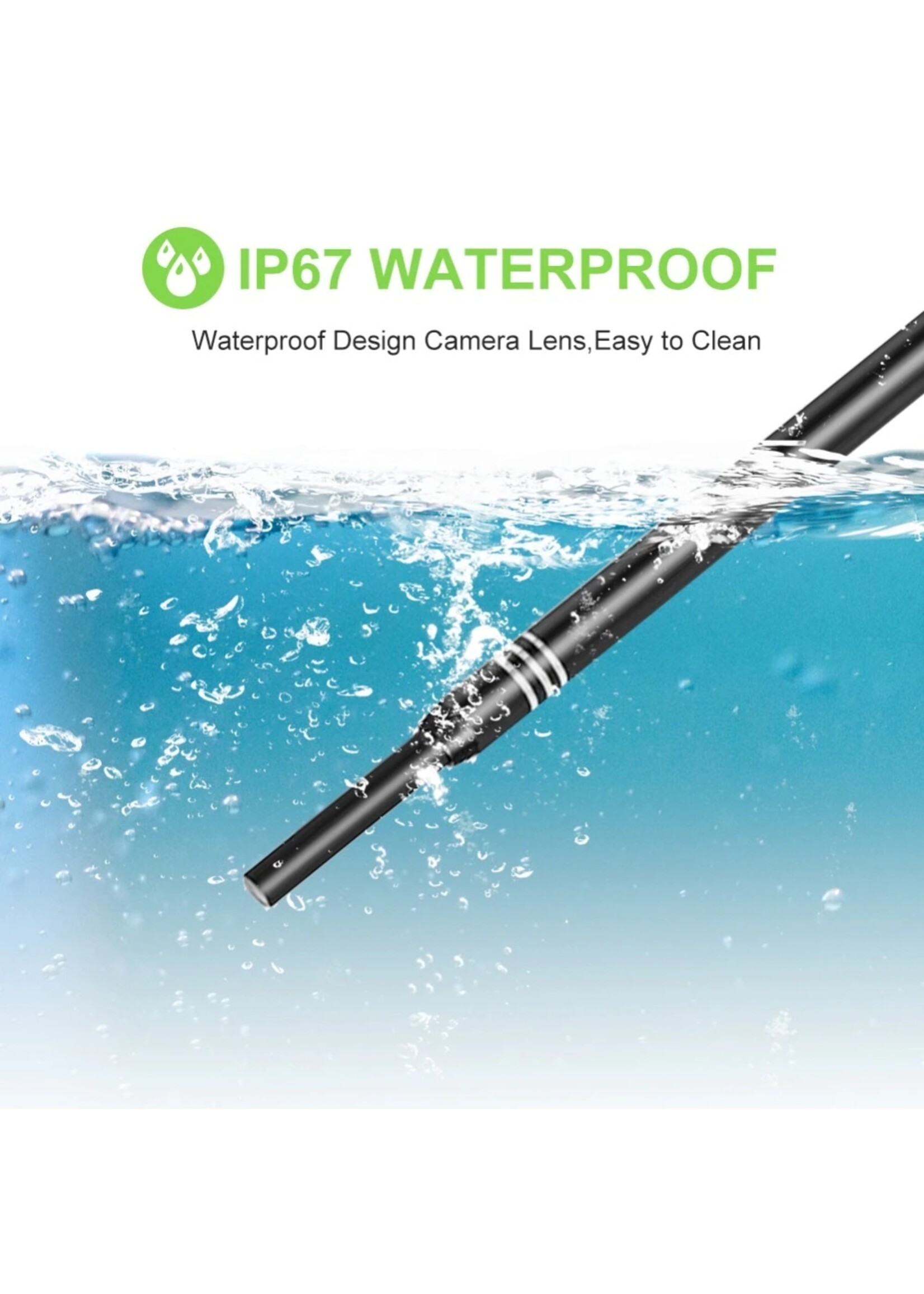 2-in-1 USB HD Visuele Oor Gezondheidszorg Schoonmaak Lepel Tool 5.5mm Multifunctionele Earpick Met Mini Camera endoscoop Voor Android