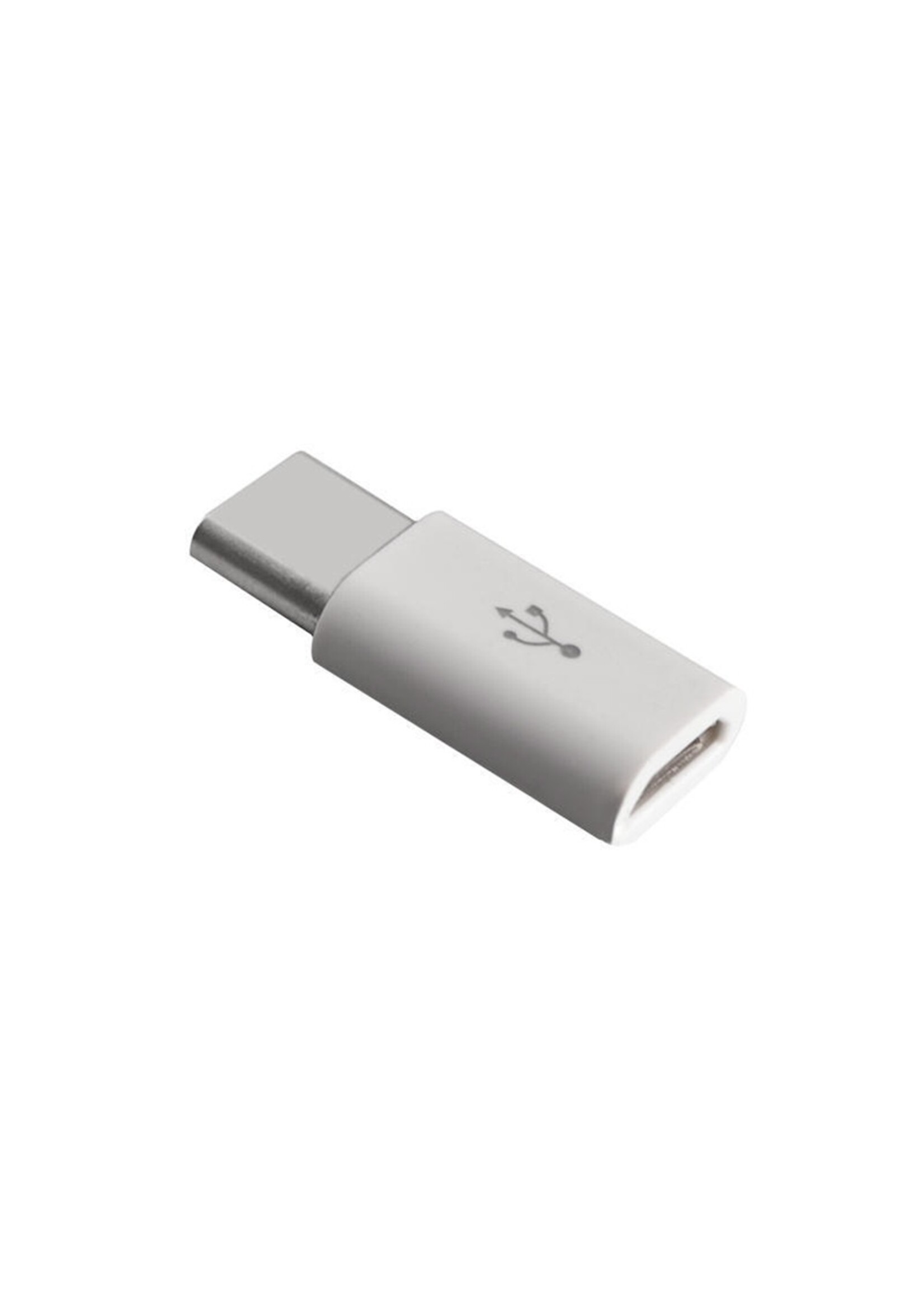 OTB USB-C (m) - USB Micro B (v) adapter - USB2.0 / Wit