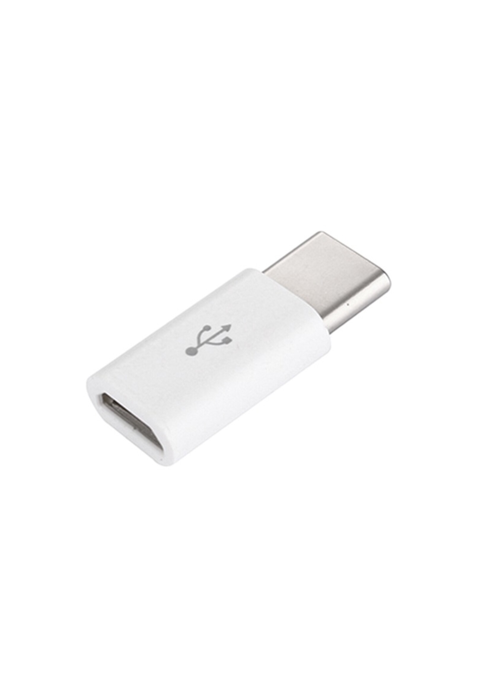 OTB USB-C (m) - USB Micro B (v) adapter - USB2.0 / Wit
