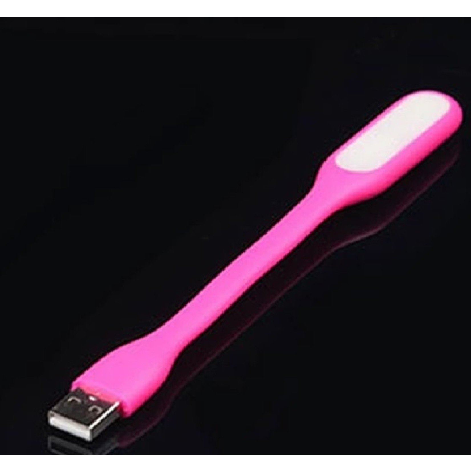 USB LED lamp (wit) buigbaar flexibel voor laptop / notebook / powerbanks zacht licht voor lezen / toetsenbordverlichting Flexibele light Nachtlampje verstelbaar / klein, draagbaar en compact Roze