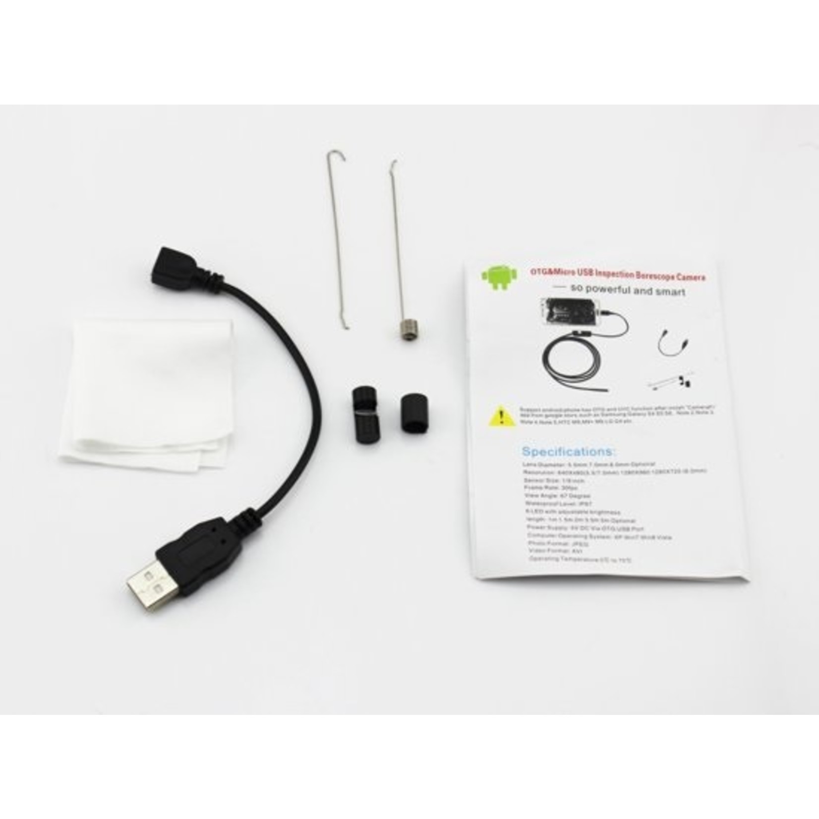 Micro USB Endoscoop LED  - Inspectiecamera - Android telefoon - 5.5mm Camera Diameter