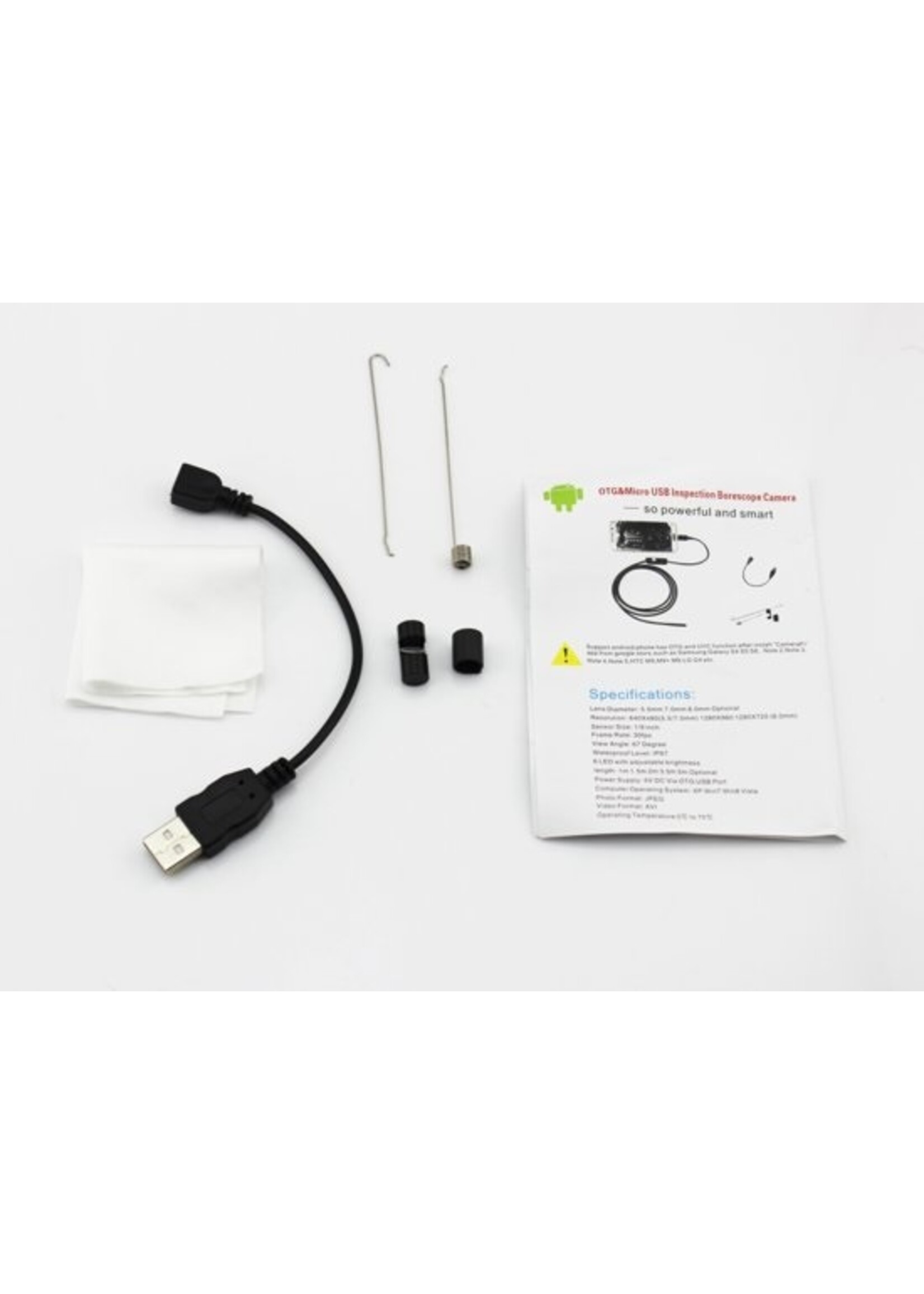 Micro USB Endoscoop LED  - Inspectiecamera - voor Android telefoon - 5.5mm Camera Diameter