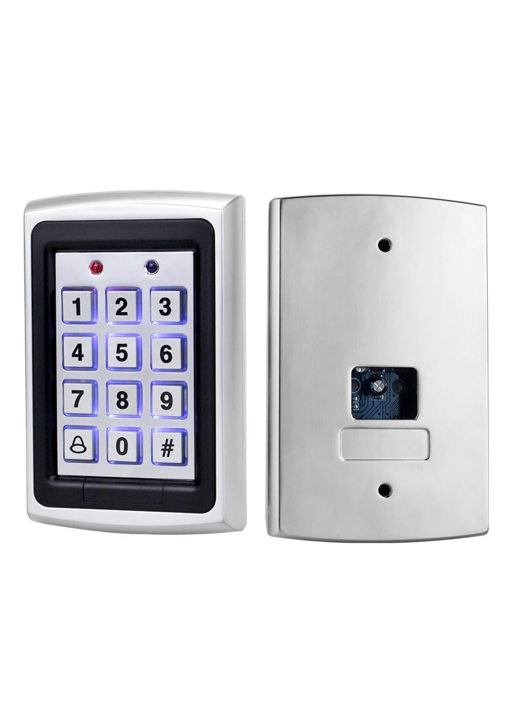 HE Products RFID Metalen Toegangscontrole Toetsenbord Waterdicht Regendicht Cover Outdoor Deuropener Elektronisch Slot Systeem 10st EM4100 Sleutelhangers