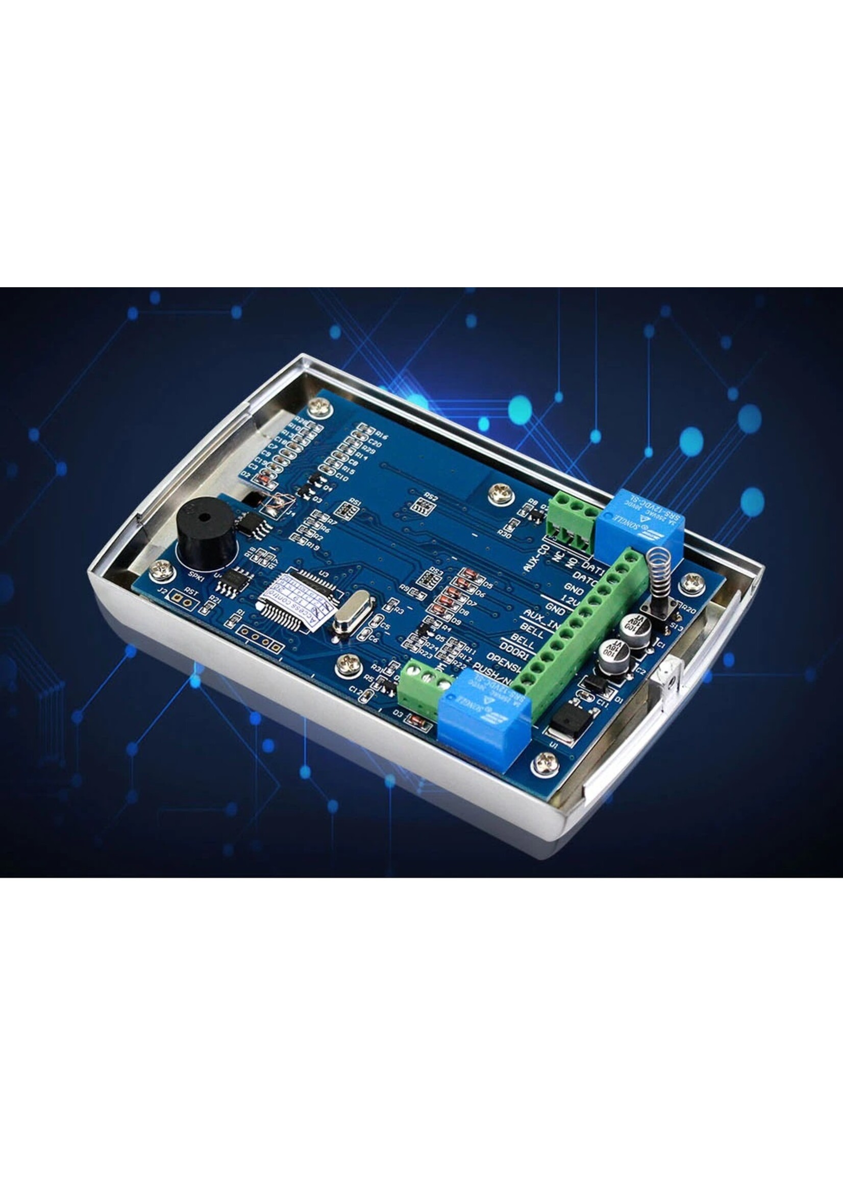 HE Products RFID Metalen Toegangscontrole Toetsenbord Waterdicht Regendicht Cover Outdoor Deuropener Elektronisch Slot Systeem 10st EM4100 Sleutelhangers