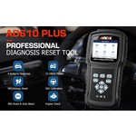 Ancel ANCEL AD610 Plus OBDII Scanner ABS SRS Airbag SAS Reset Automotive Scan Tool Check Engine Code Reader OBD 2 Diagnostic Tools