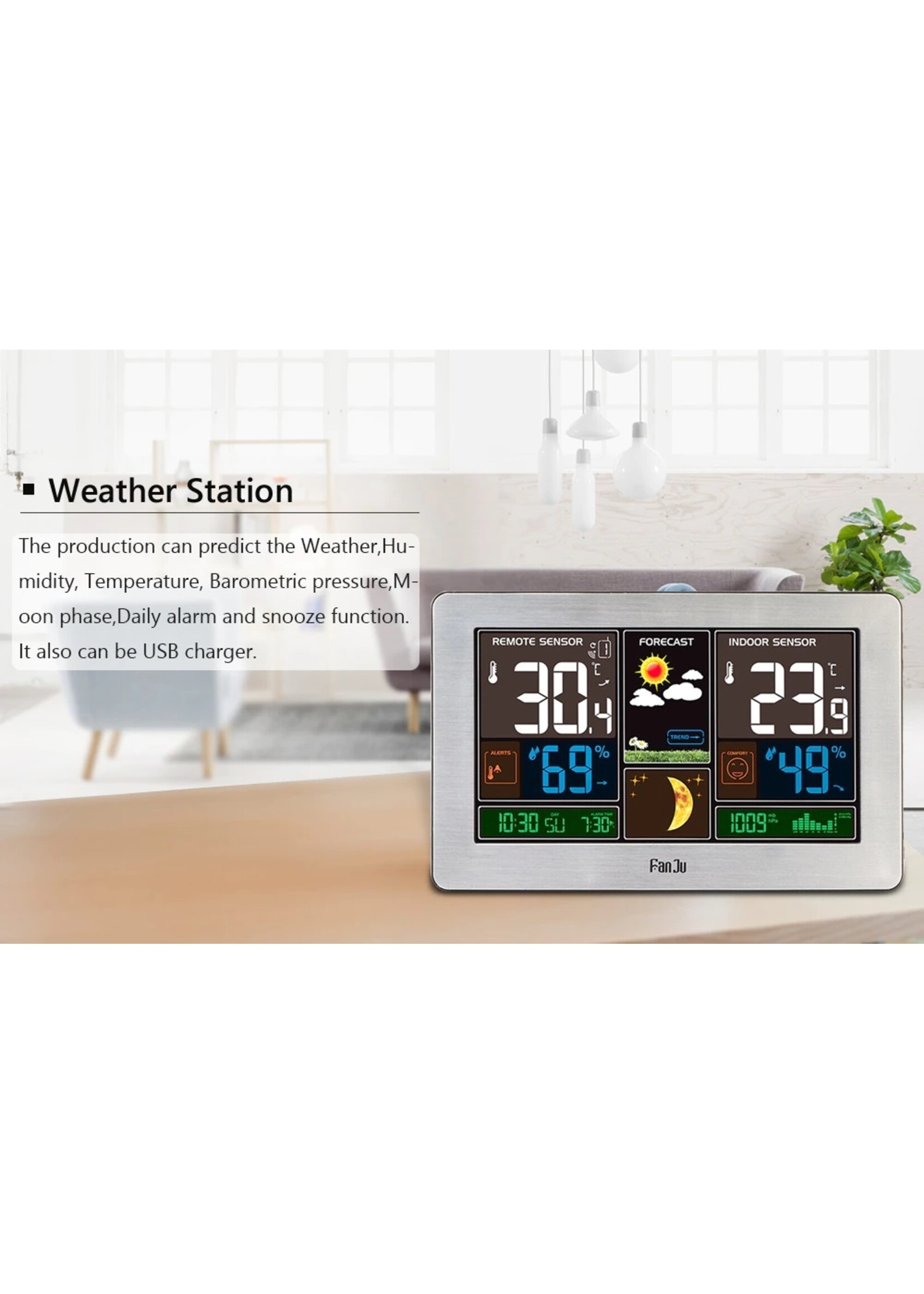 HE Products FanJu FJ3378 Draadloze Weerstation