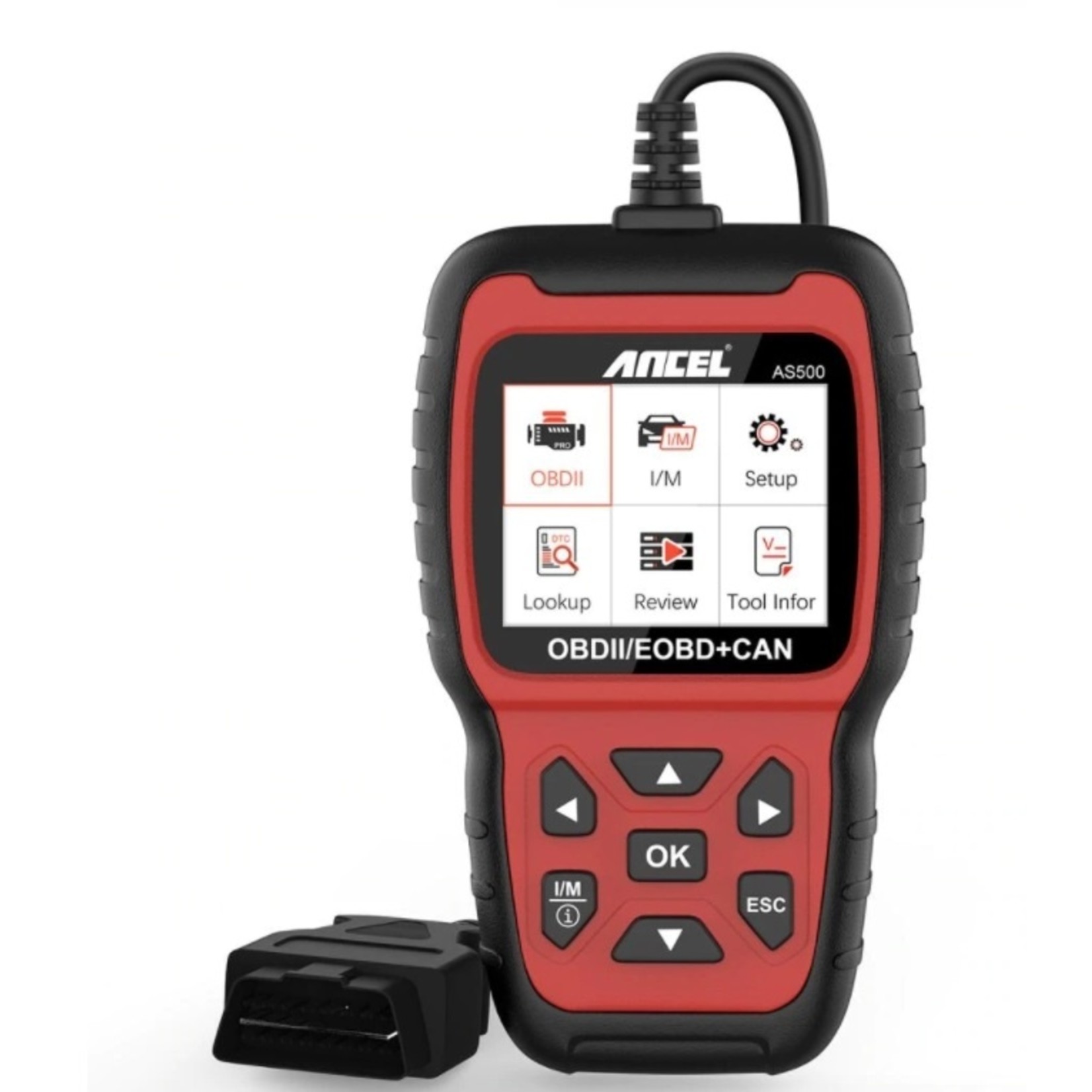 Ancel ANCEL AS500 Diagnosecomputer - OBD II - OBD2 - EOBD - CAN Handscanner – Diagnoseapparatuur