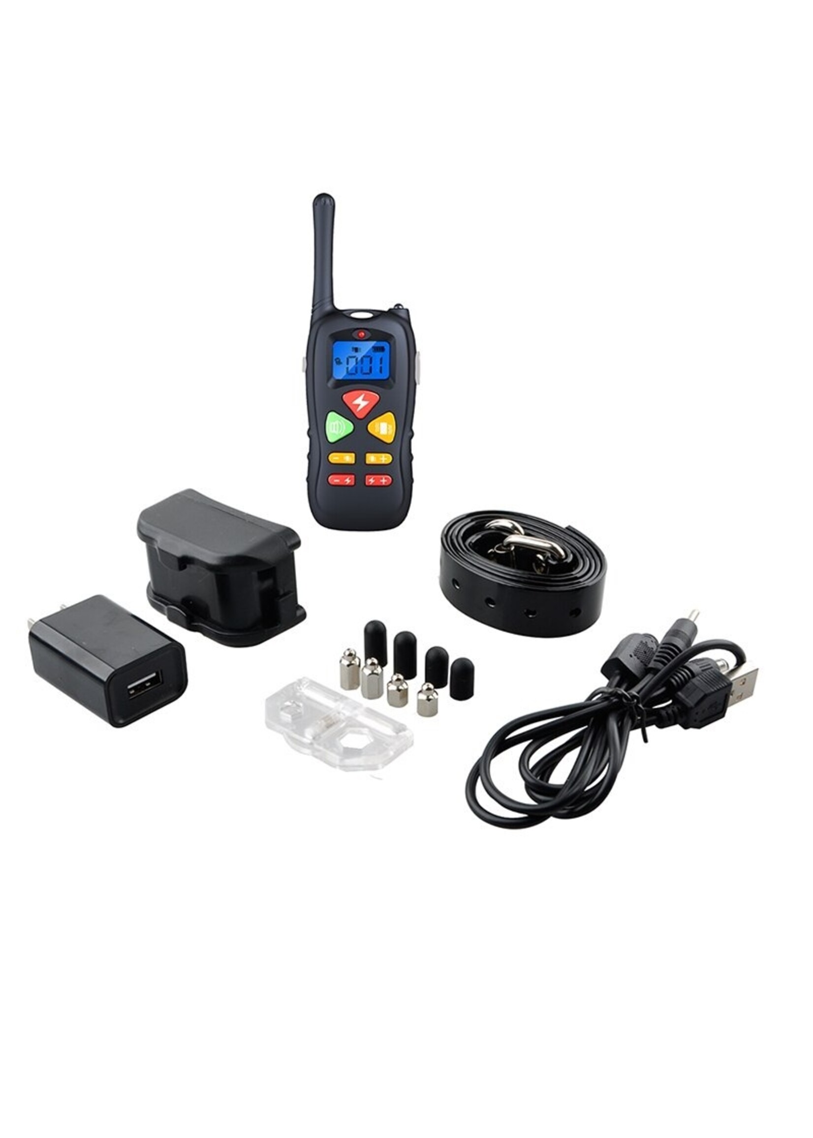 Trainingshalsband voor huisdieren - Op afstand trainen GEEN schors voor hond 300M Range Act Tech LED