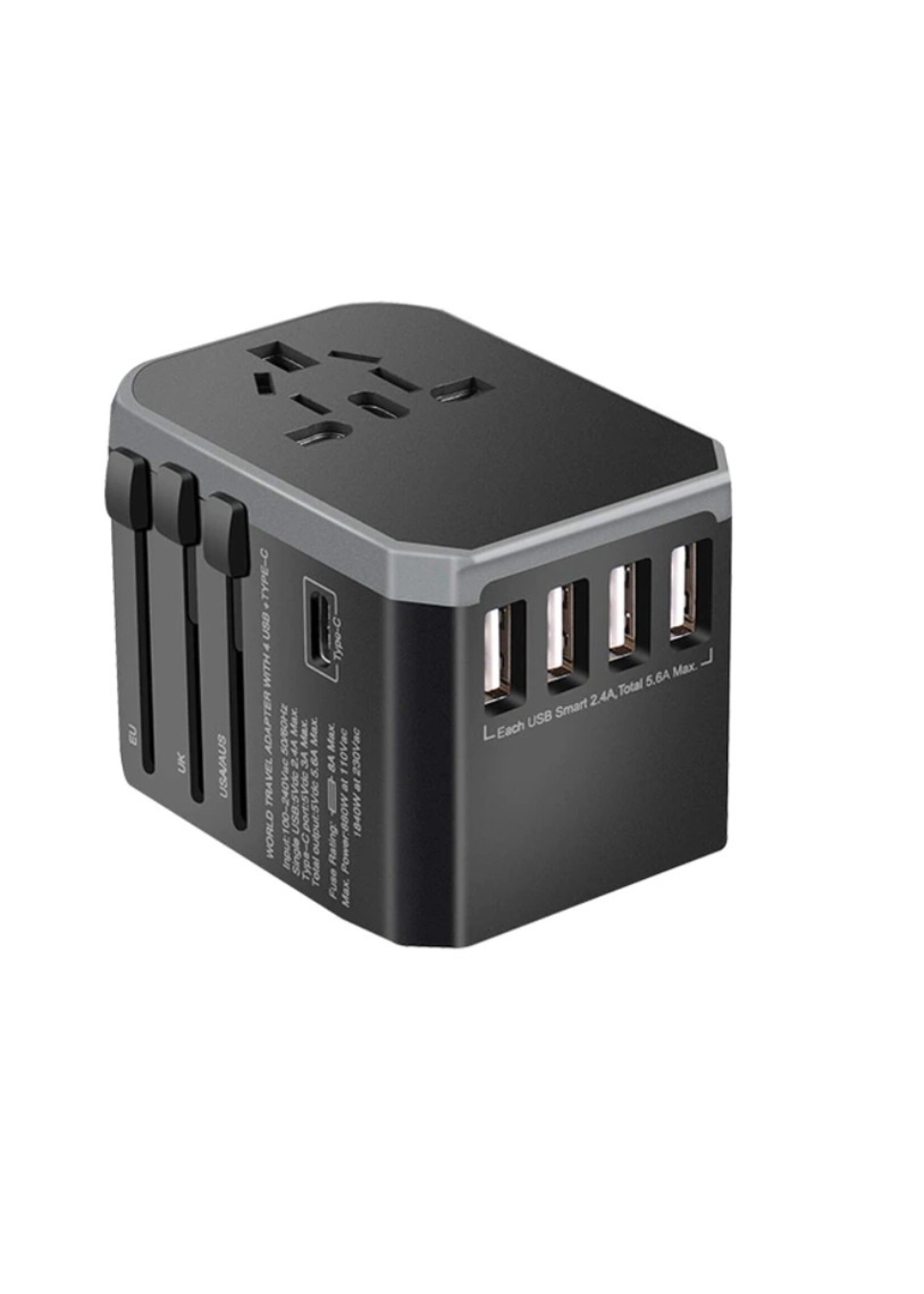 Rdxone Plug Adapter reisadapter Universele Power Adapter Oplader voor US UK EU AU muur Elektrische Stekkers Converter
