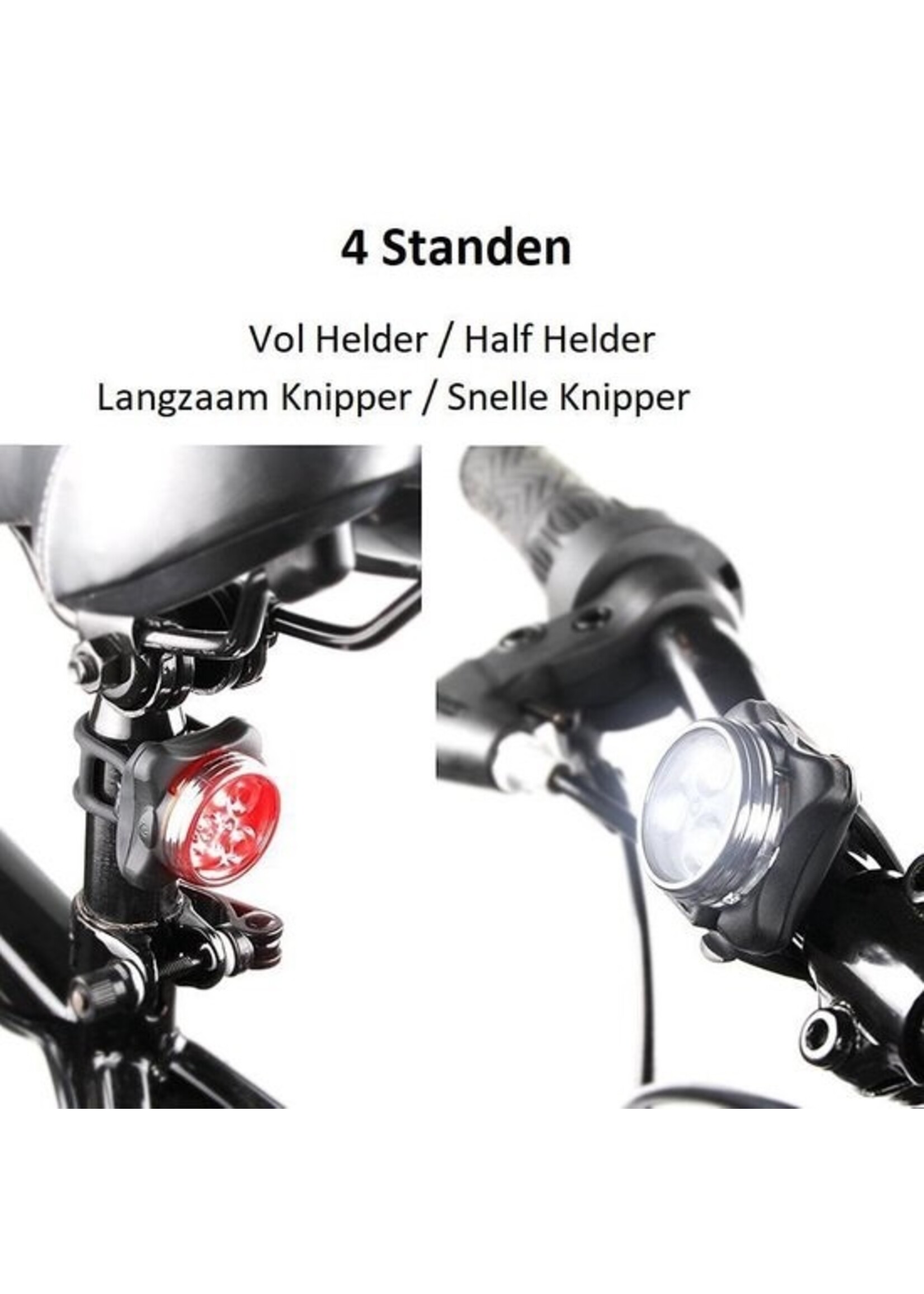 Fietsverlichting voorlamp/achterlamp