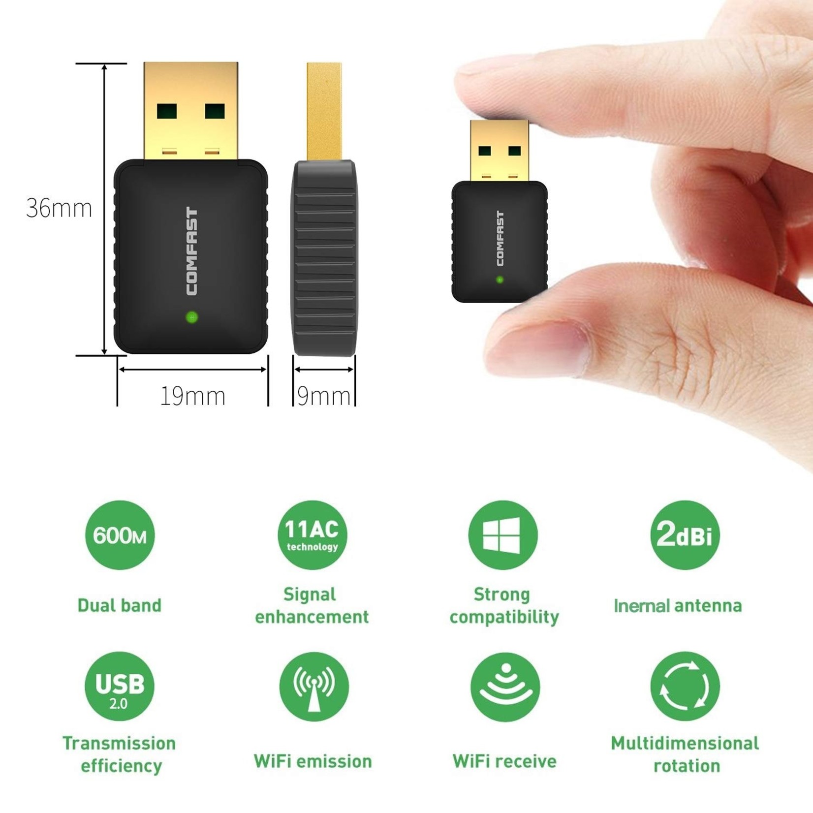 Comfast CF-915AC wifi adapter