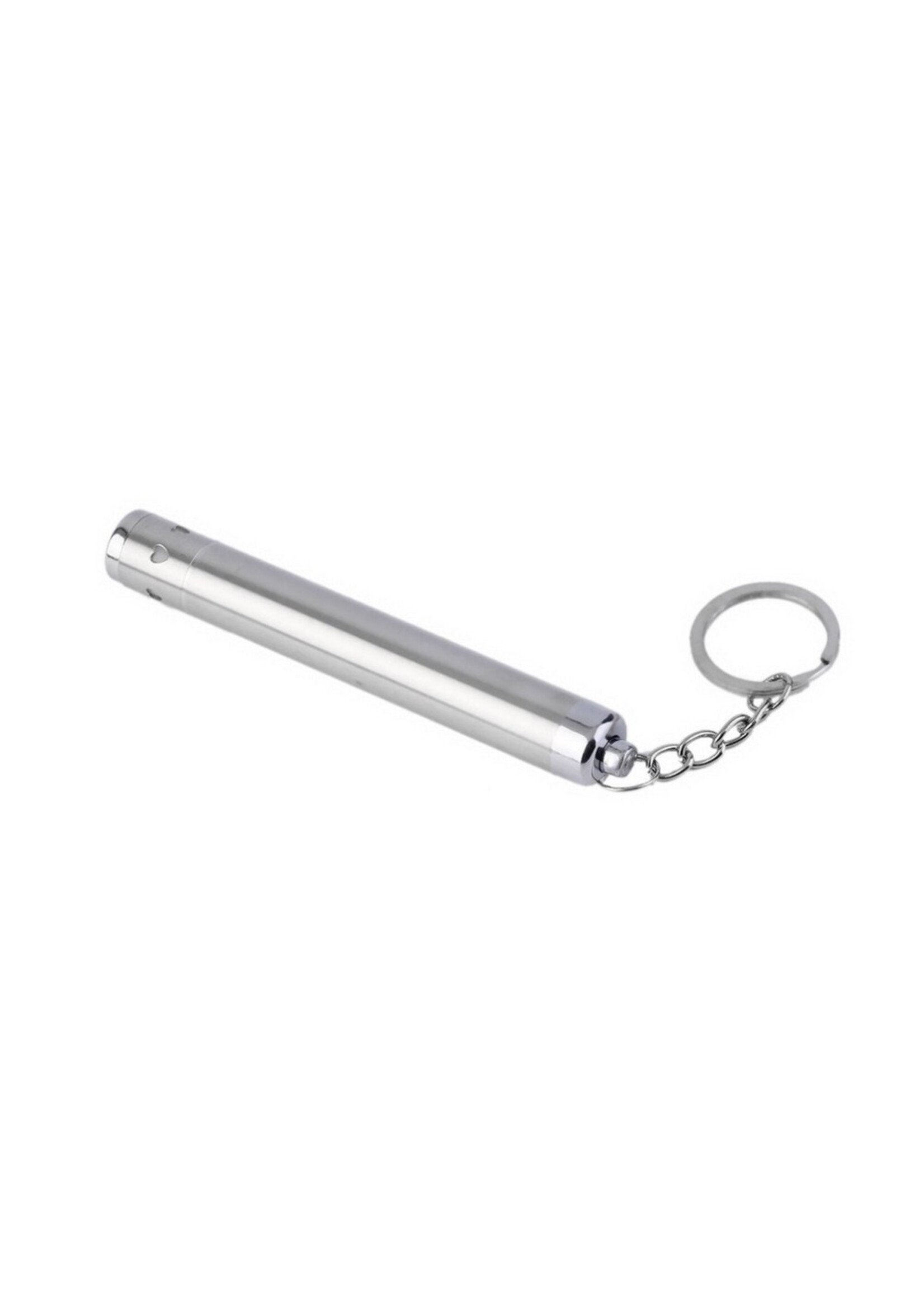 Ronde aluminiumlegering Mini LED zaklamp zaklamp verlichting sleutelhanger