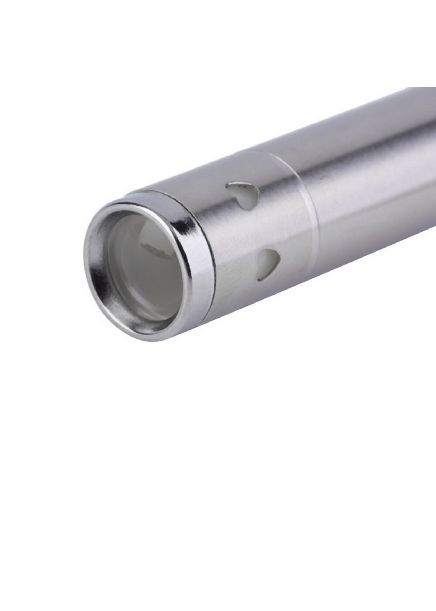 Ronde aluminiumlegering Mini LED zaklamp zaklamp verlichting sleutelhanger