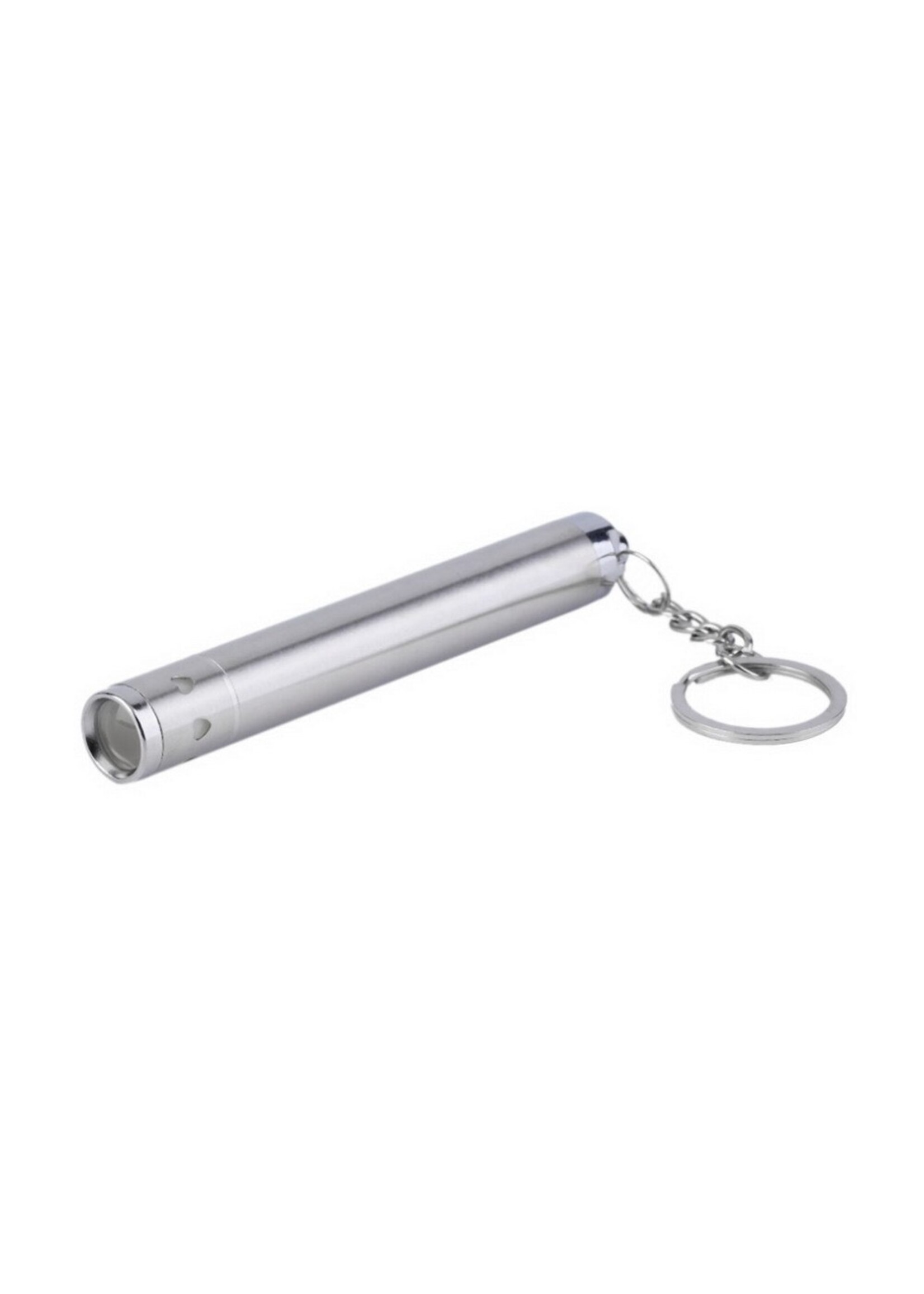 Ronde aluminiumlegering Mini LED zaklamp zaklamp verlichting sleutelhanger
