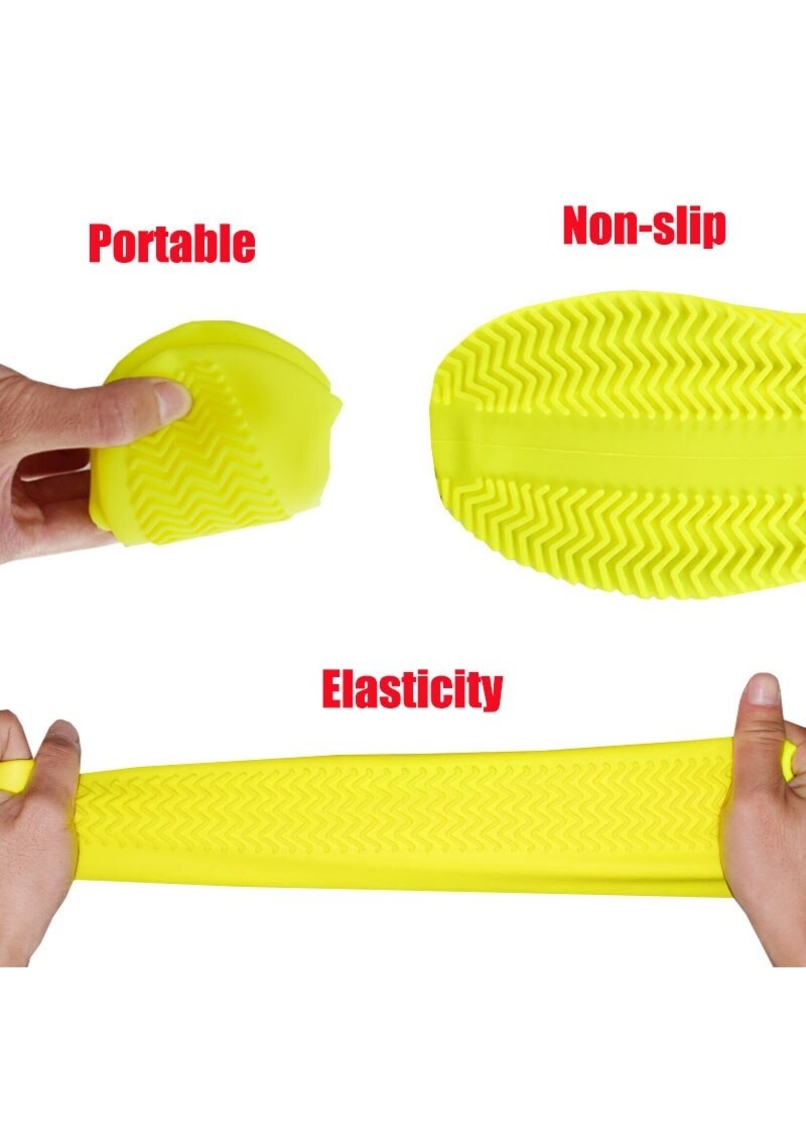 Silicone regen overschoenen maat L
