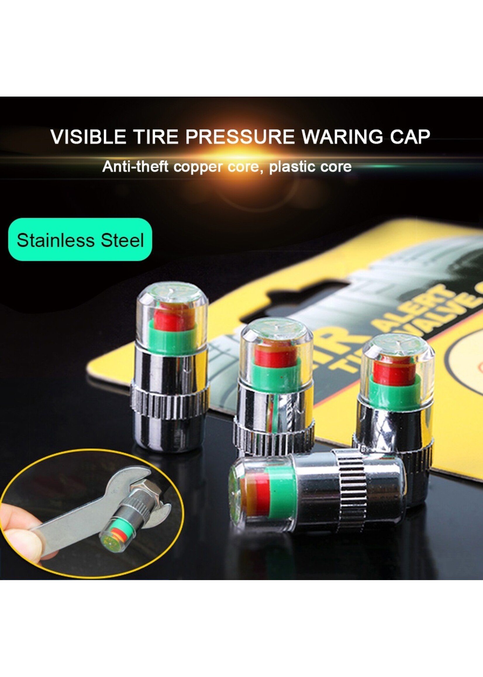 Bandenspanning ventieldopjes