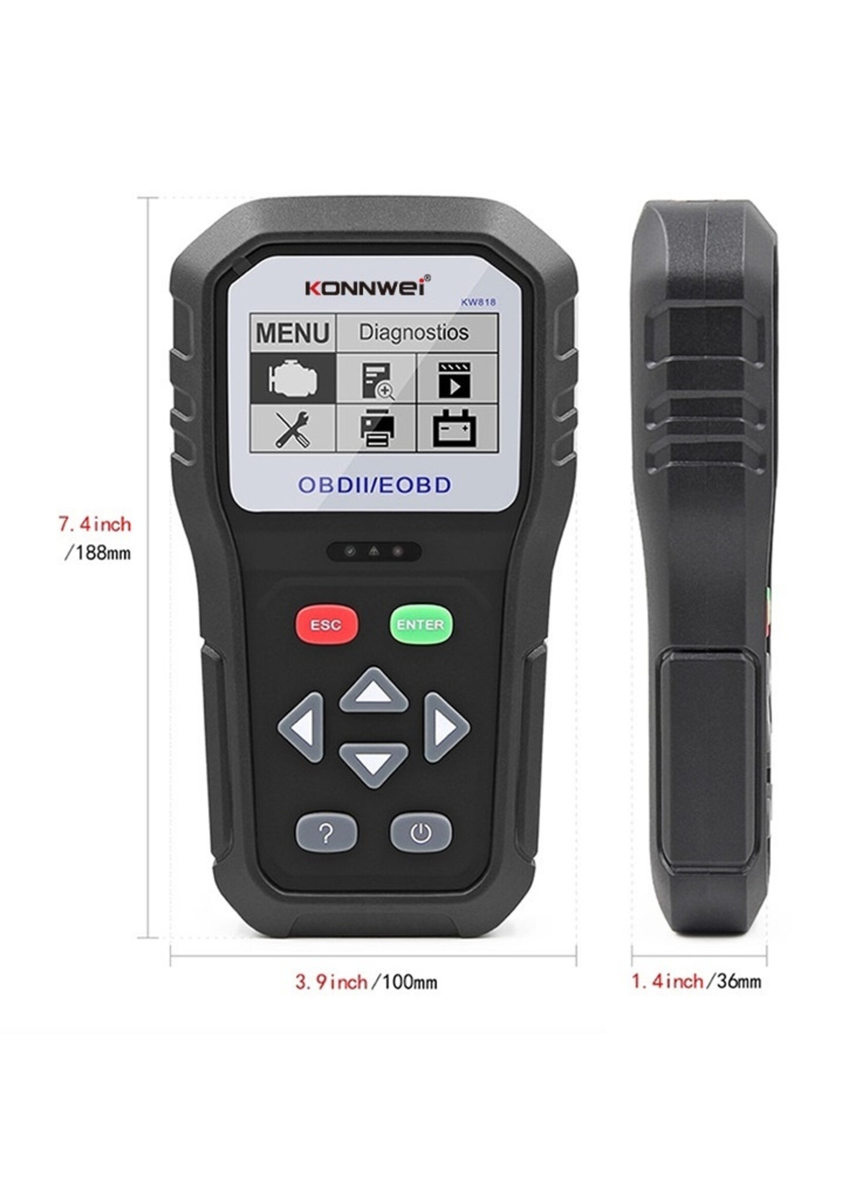 KONNWEI KONNWEI KW818 ODB2 Scanner