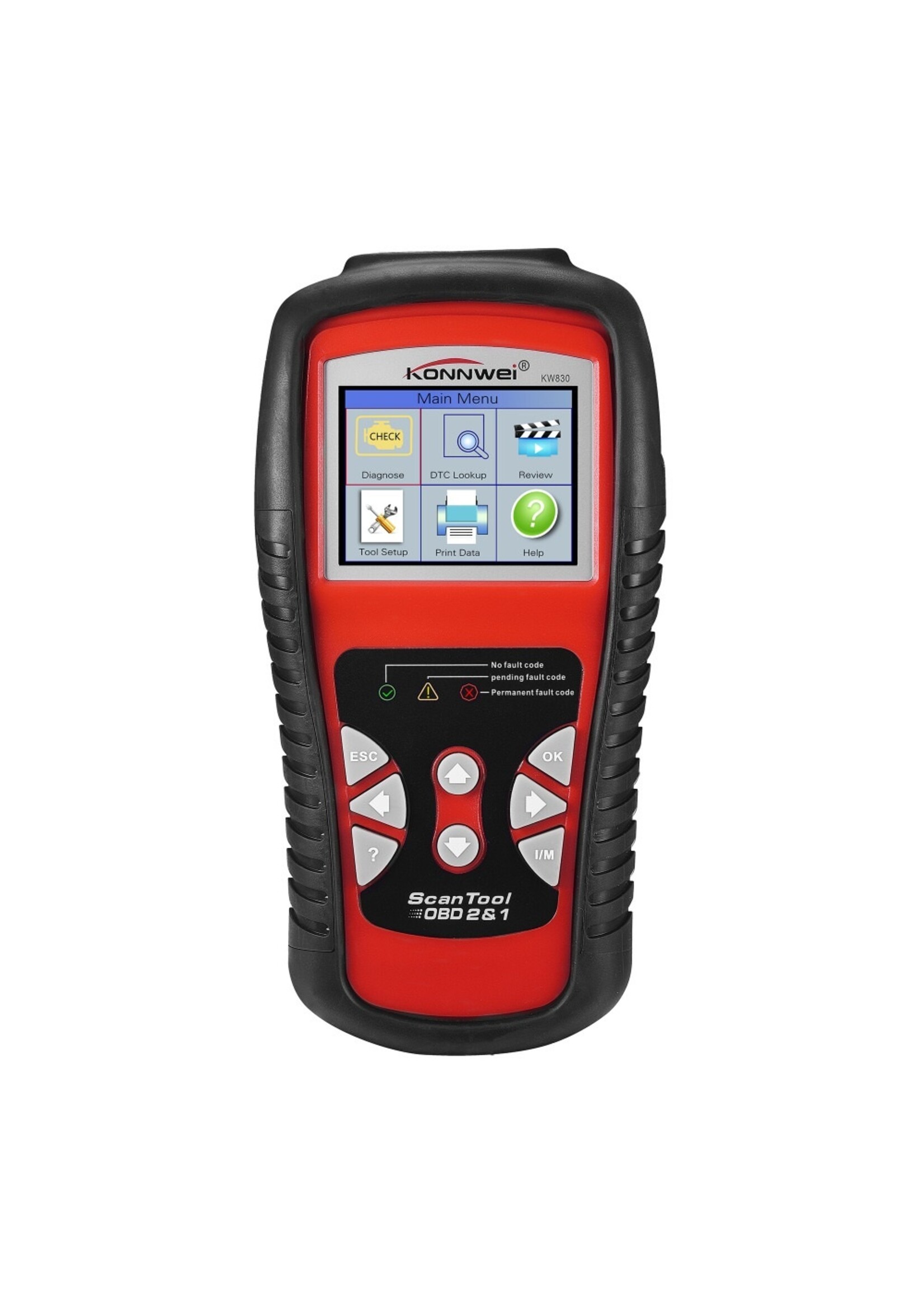 KONNWEI KONNWEI KW830 OBD2/EOBD Auto Diagnostiek Auto Scanner